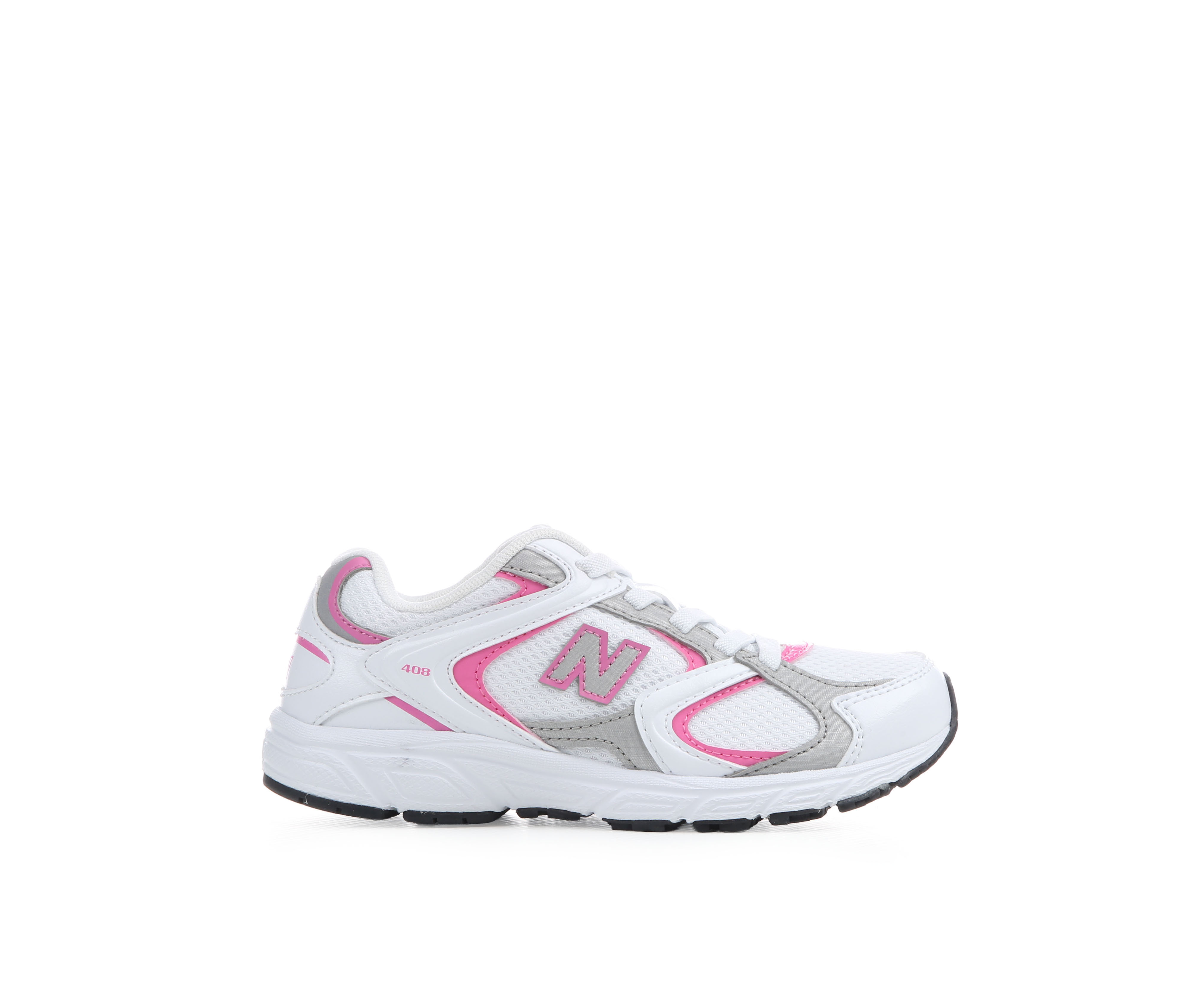 Girls' New Balance Little Kid 408 Sneakers - Wht/Pnk Satin