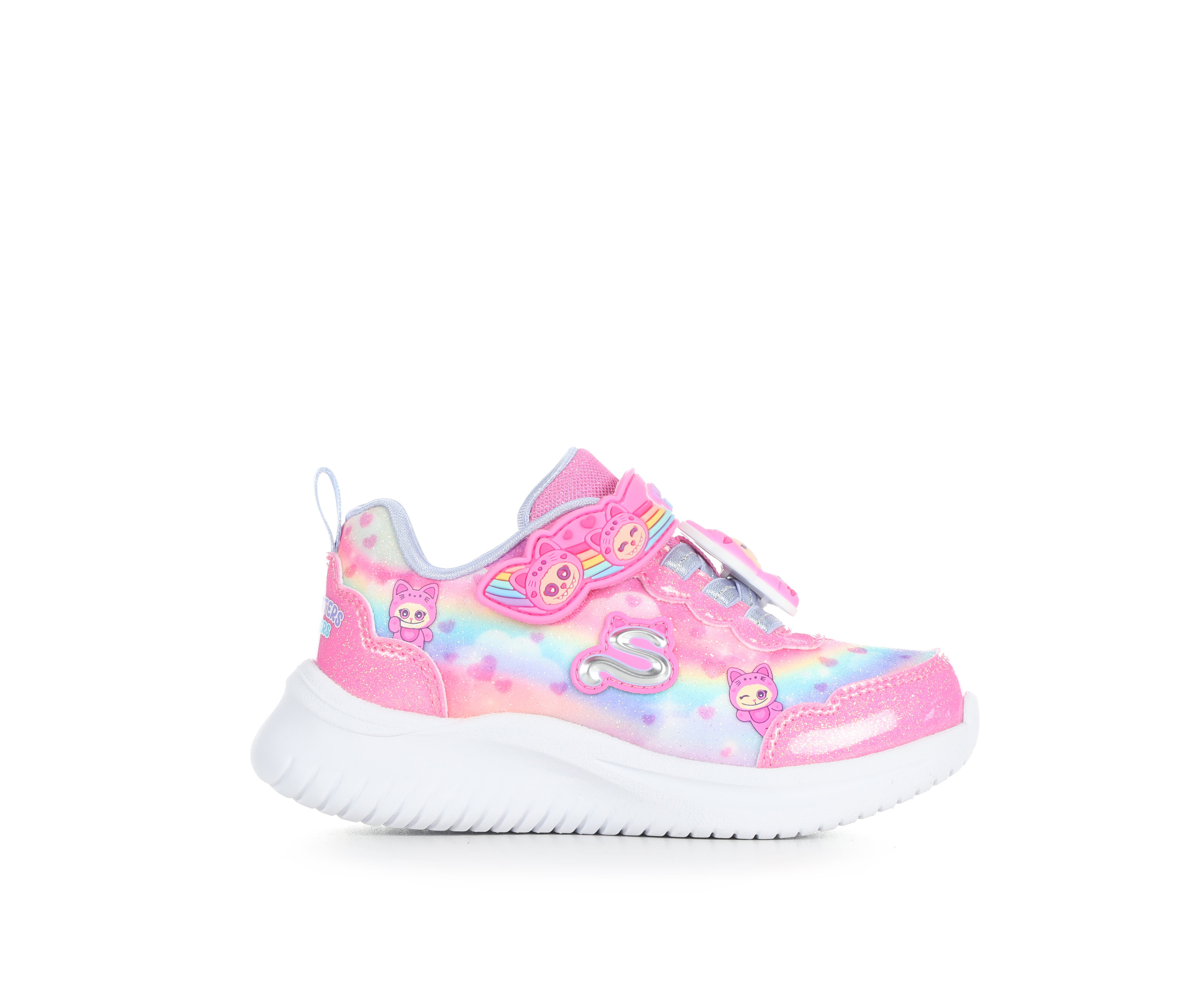 Girls' Skechers Toddler Jumpster Critter Running Shoes - Pink Multi