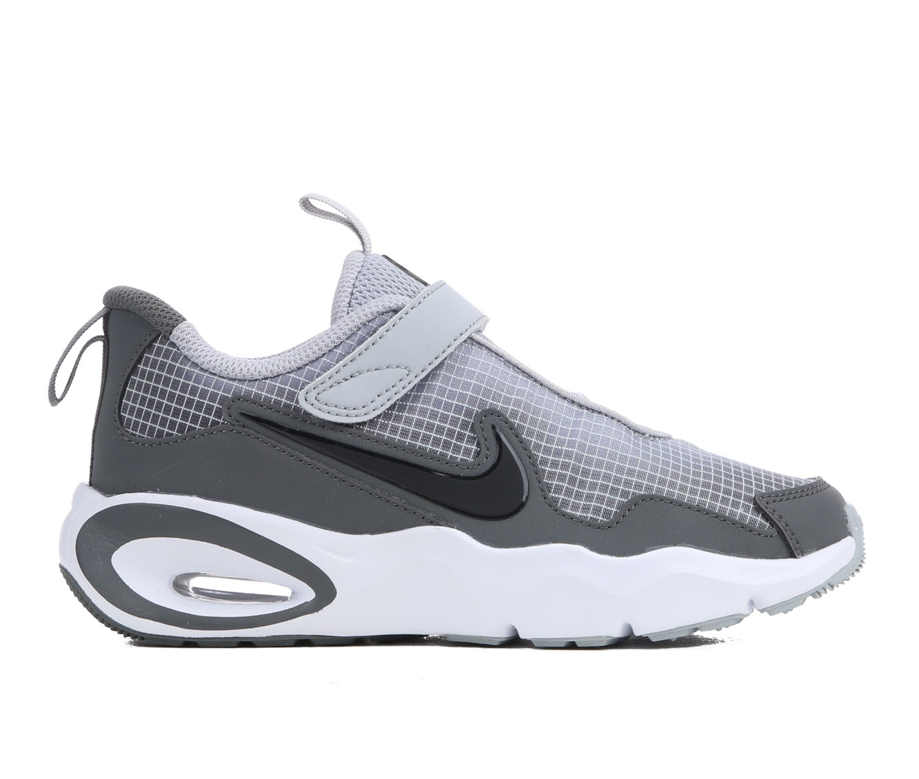 Boys' Nike Little Kid Air Max Nova Running Shoes - Gry/Blk/IronGry