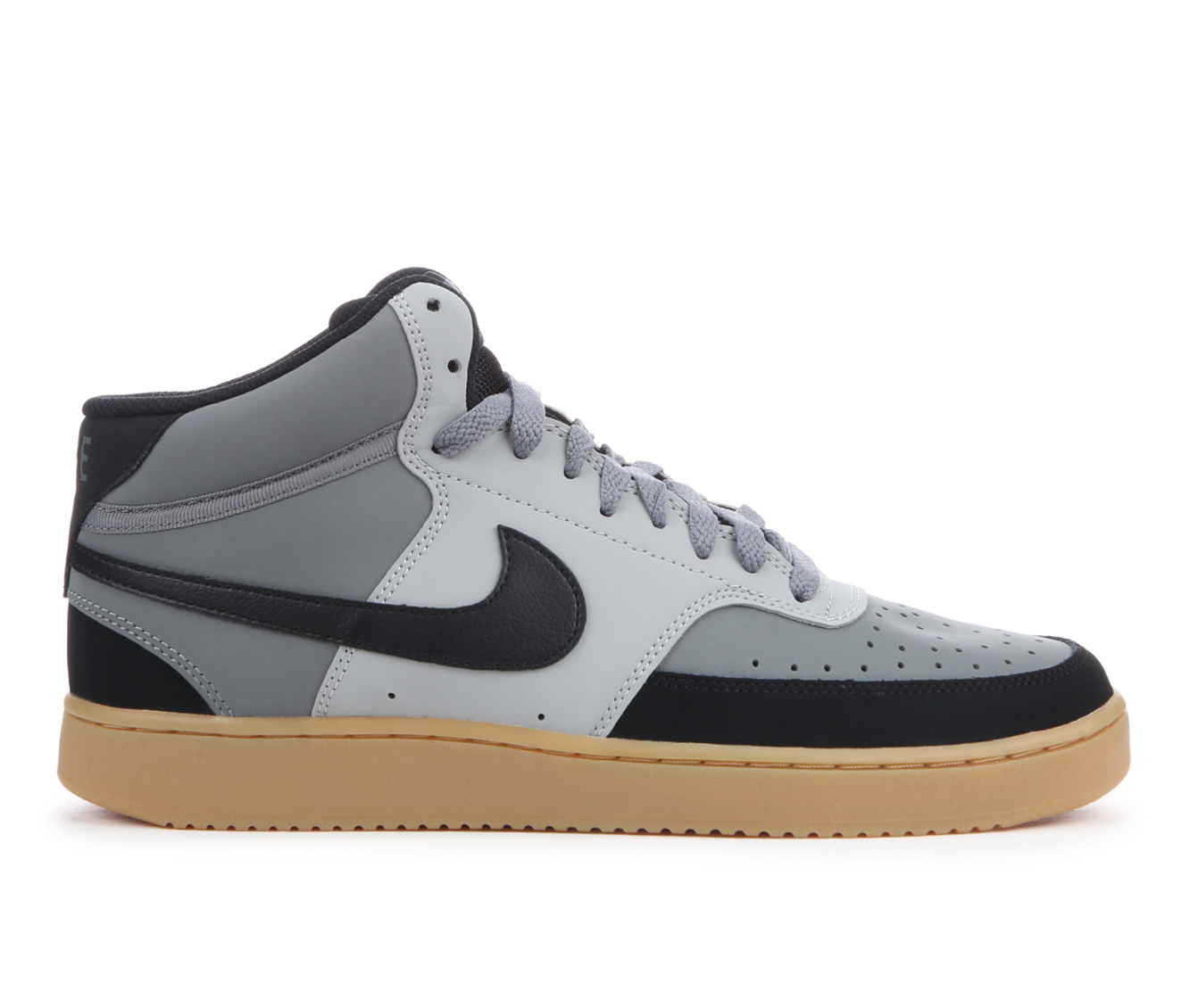 Men's Nike Court Vision Mid Sneakers - Retro Grey/Gum