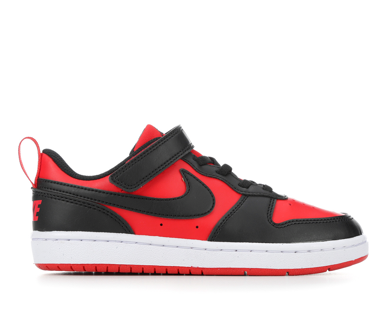 Kids' Nike Little Kid Court Borough Low Recraft Sneakers - UnivRed/Blk/Wht