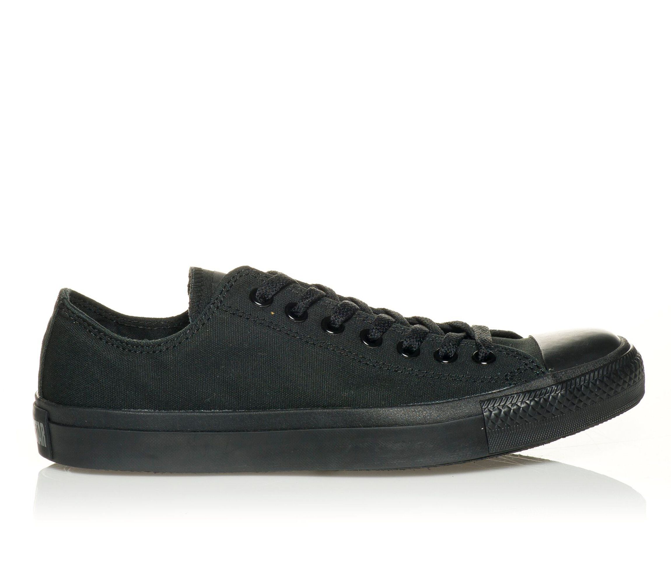 black all star peached canvas ox trainers