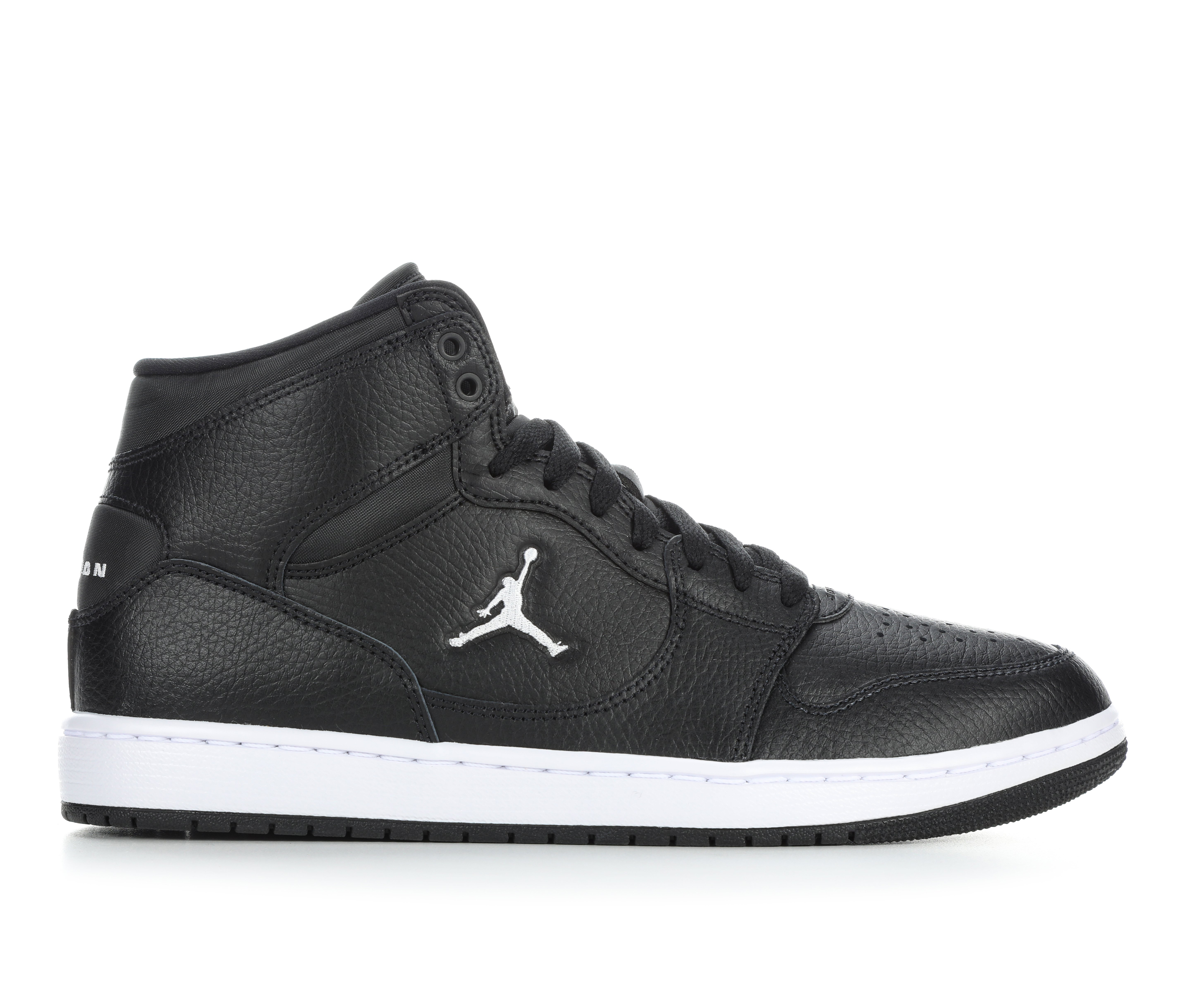Men's Jordan Court Connect Mid Sneakers - Black/White