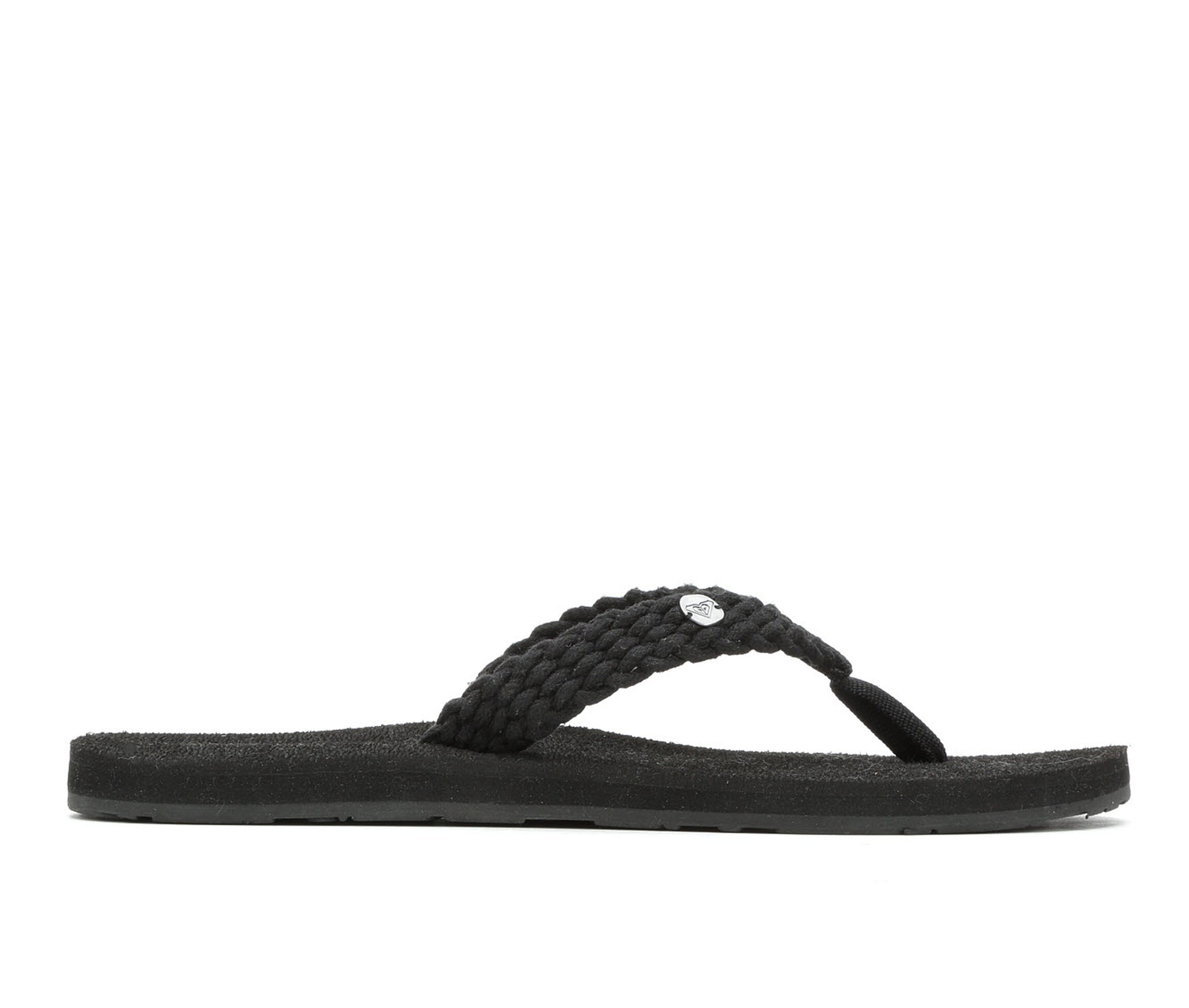 roxy fabric flip flops