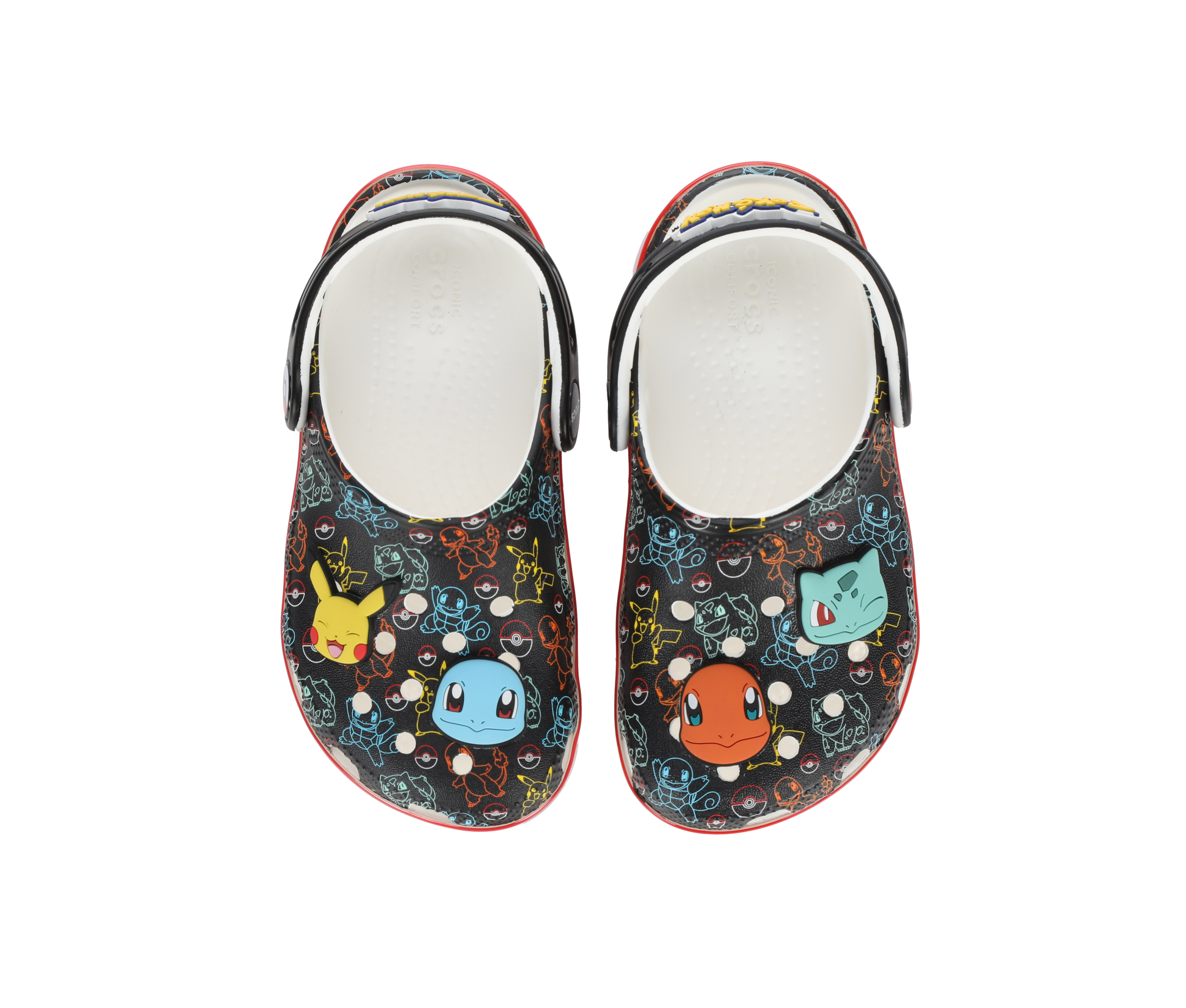 Kids' Crocs Infant & Toddler Classic Pokemon Clogs - Black/Multi