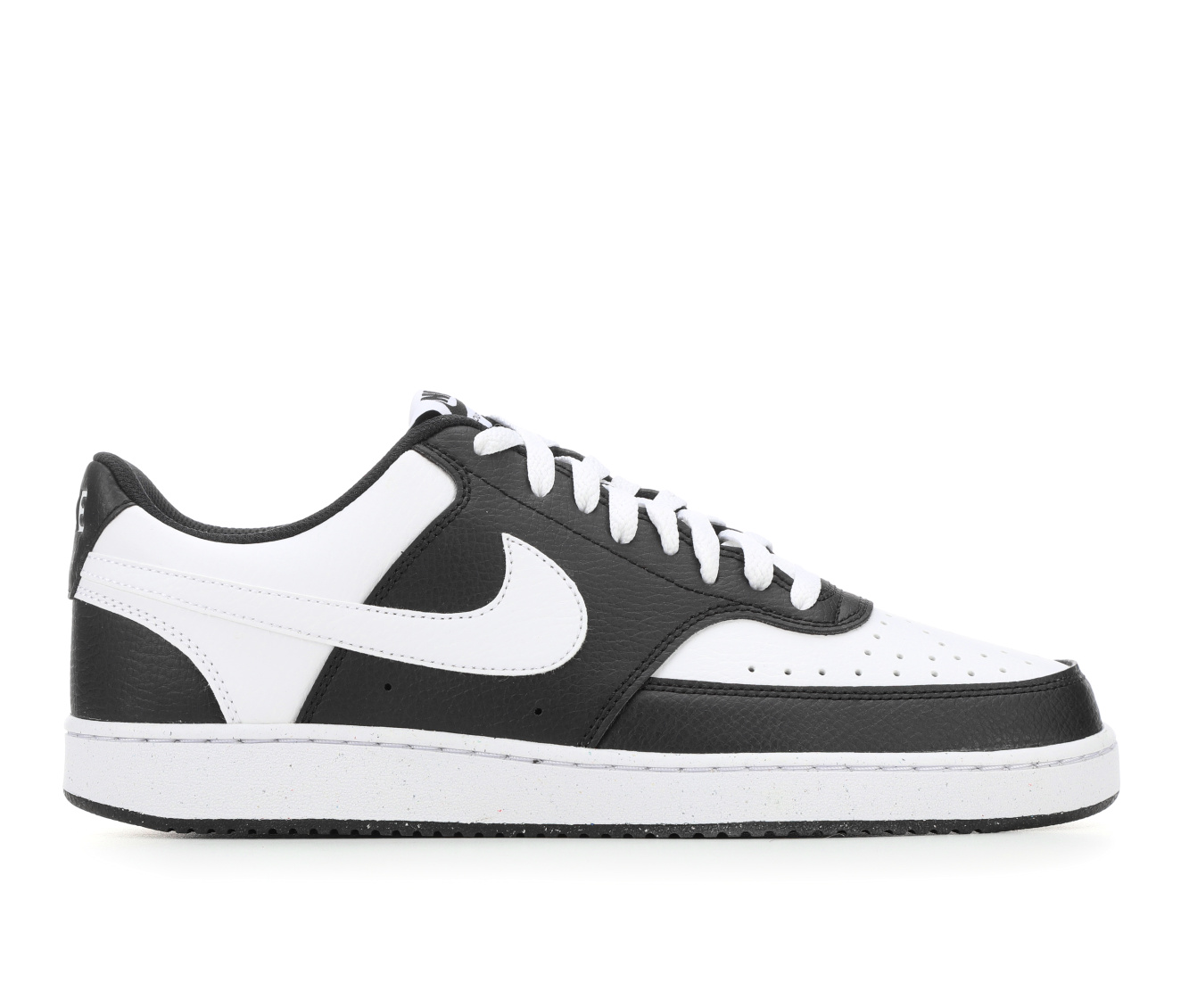 Men's Nike Court Vision Low Sustainable Sneakers - Black/White 001