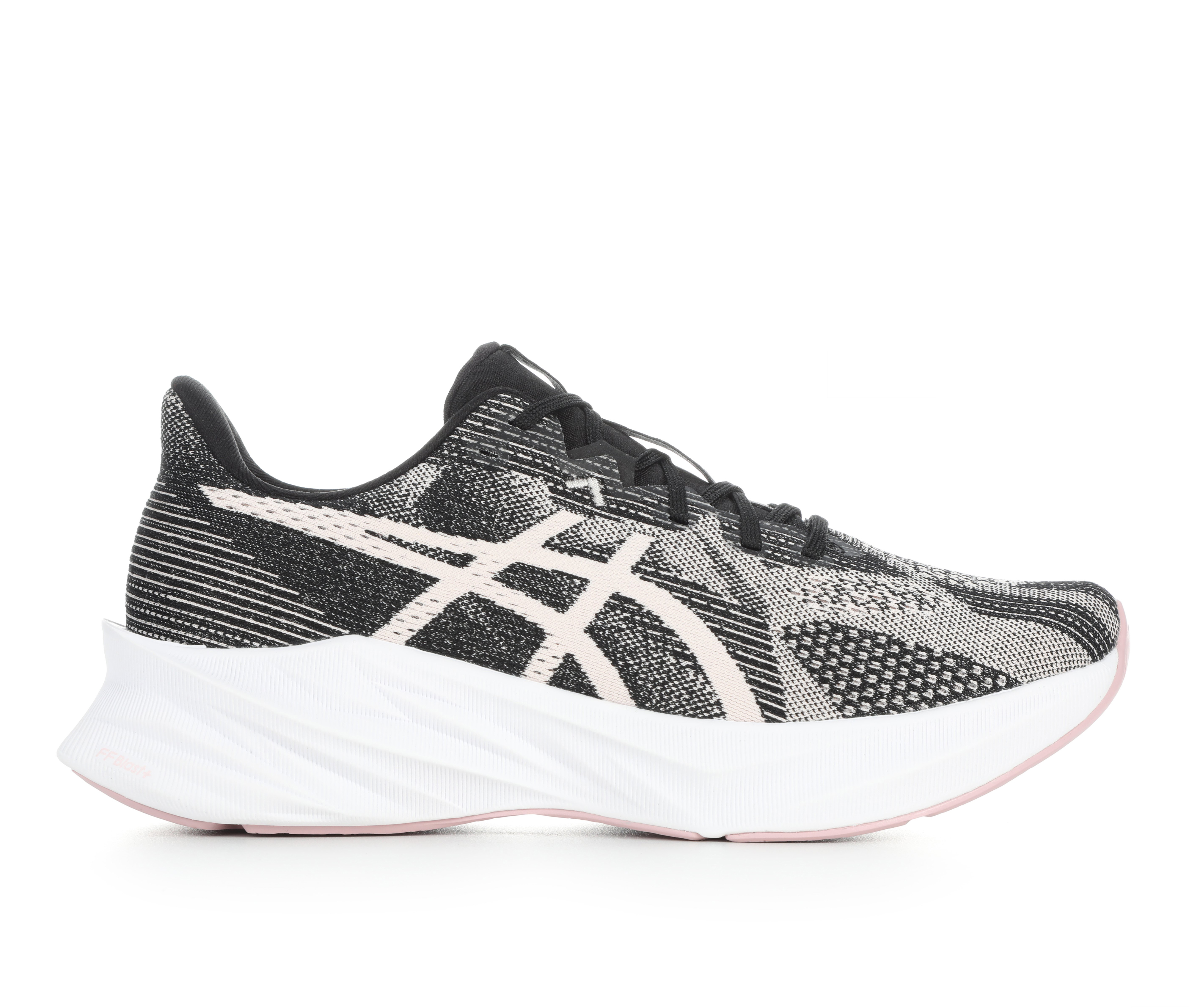 Women's ASICS Dynablast 5 Running Shoes - Black/Pink