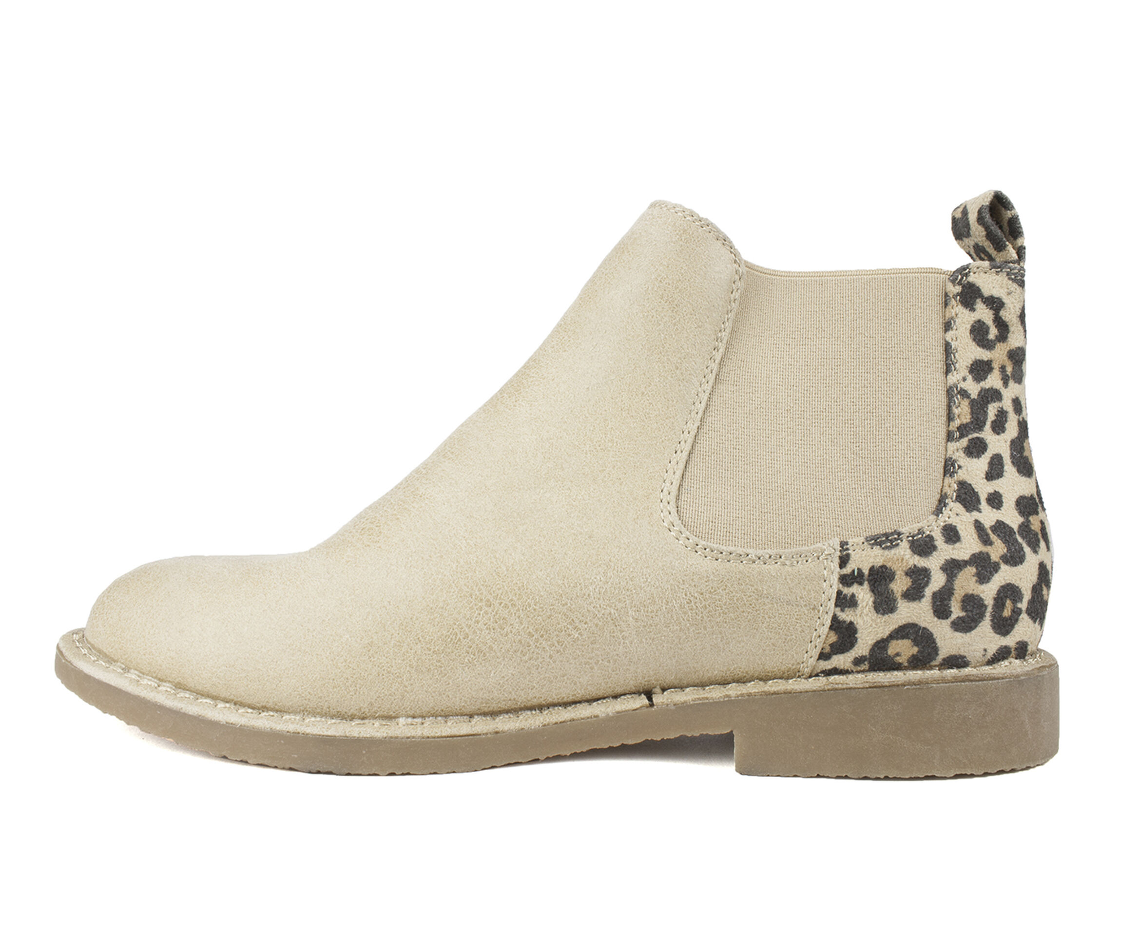 seven dials marisah chelsea leopard bootie