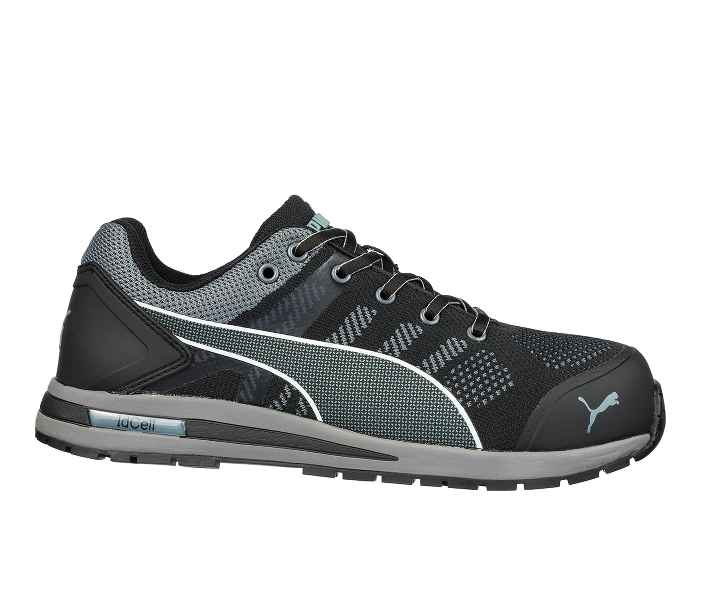 puma black work shoes