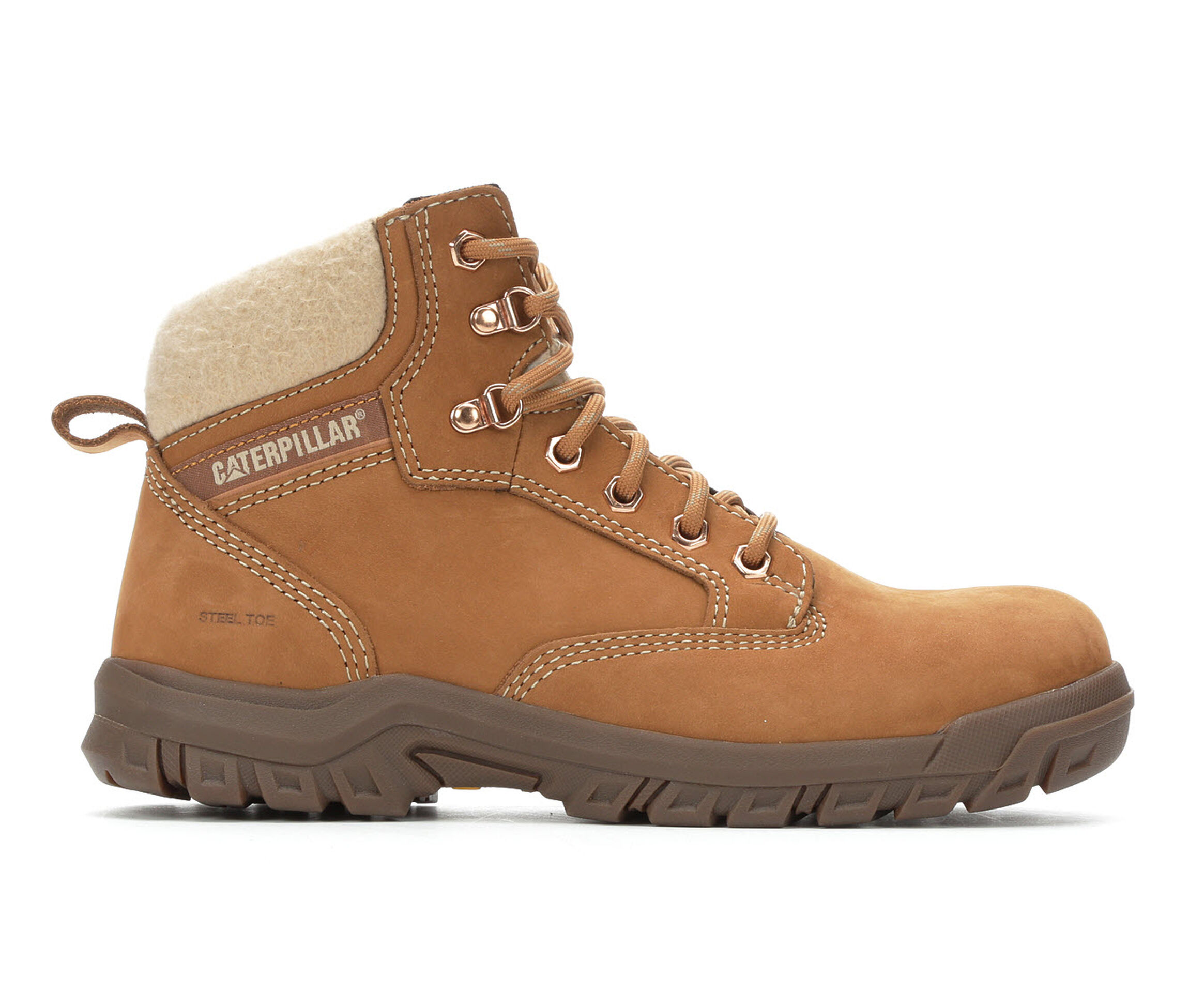 caterpillar steel toe boots womens