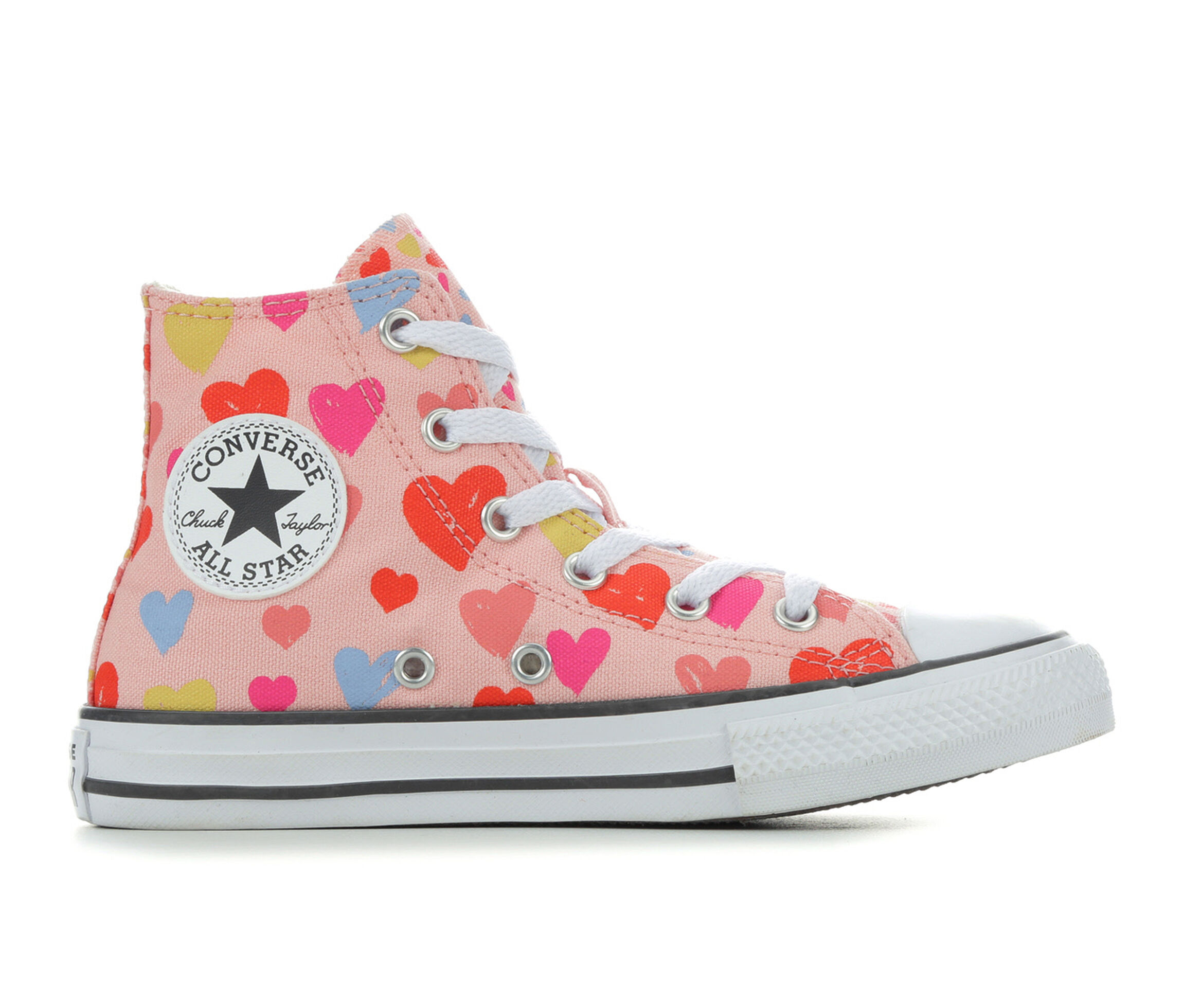 converse heart kids