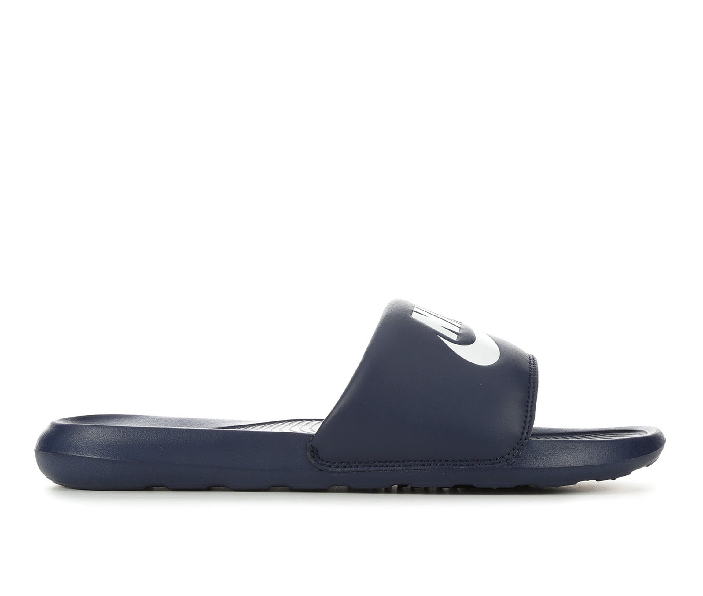 Men's Nike Victori One Sport Slides - Navy/White