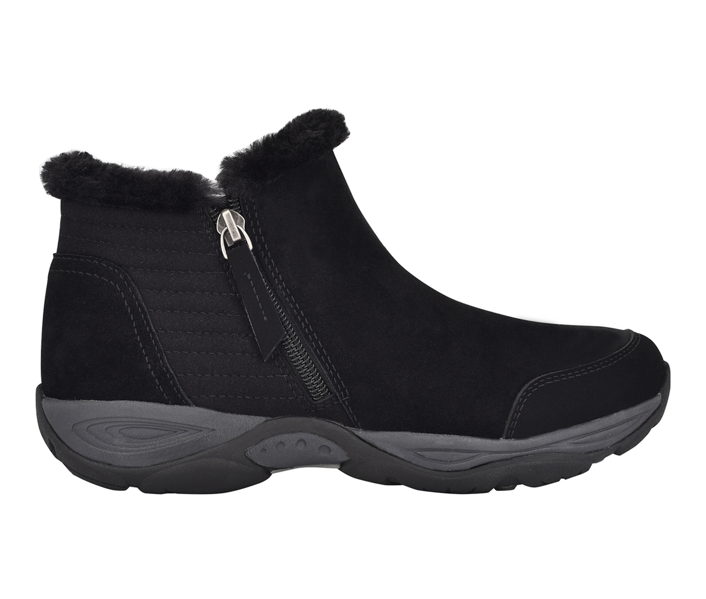 black winter booties