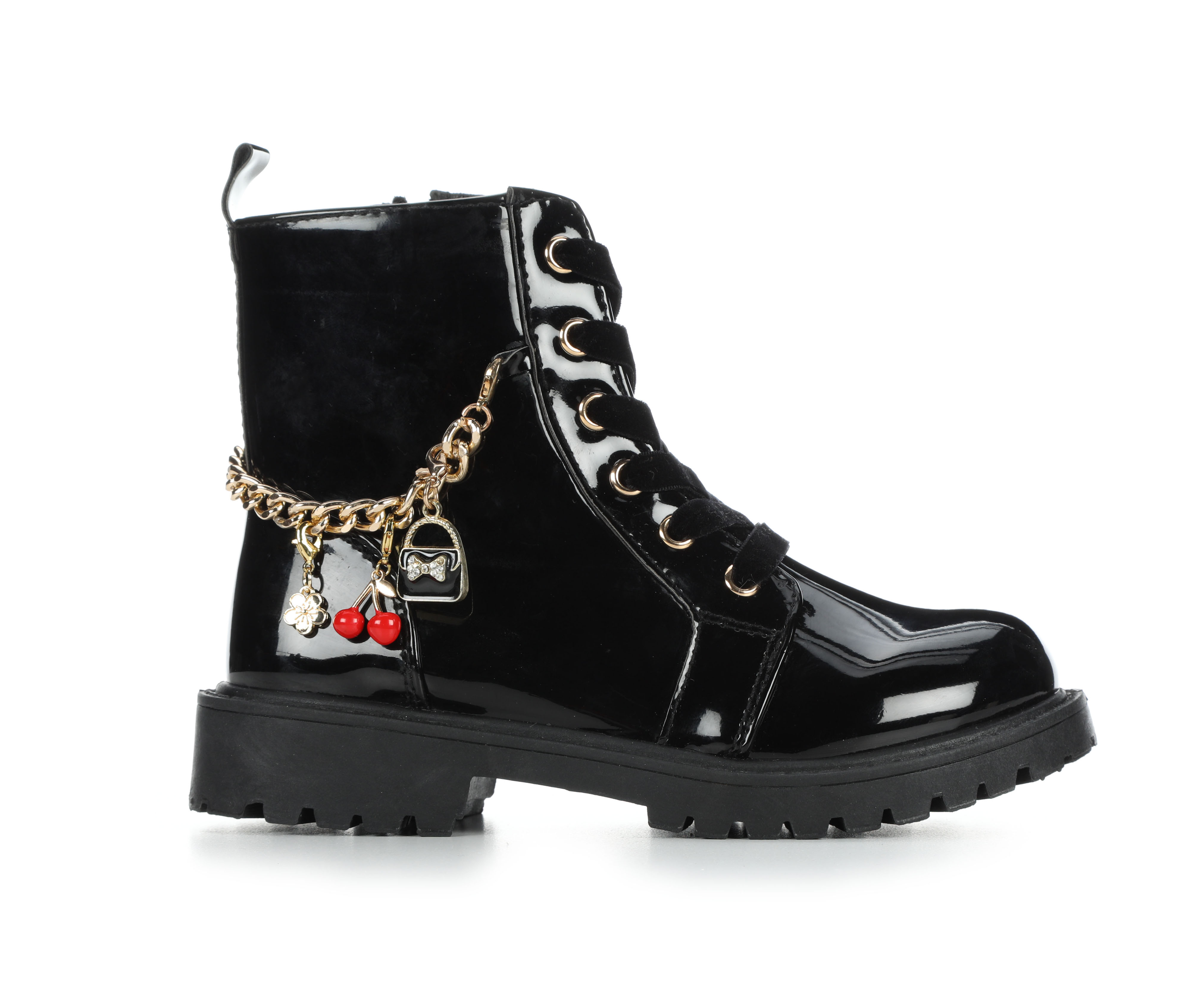 Girls' Blu D'or Little Kid & Big Kid Winona Boots - Black Patent