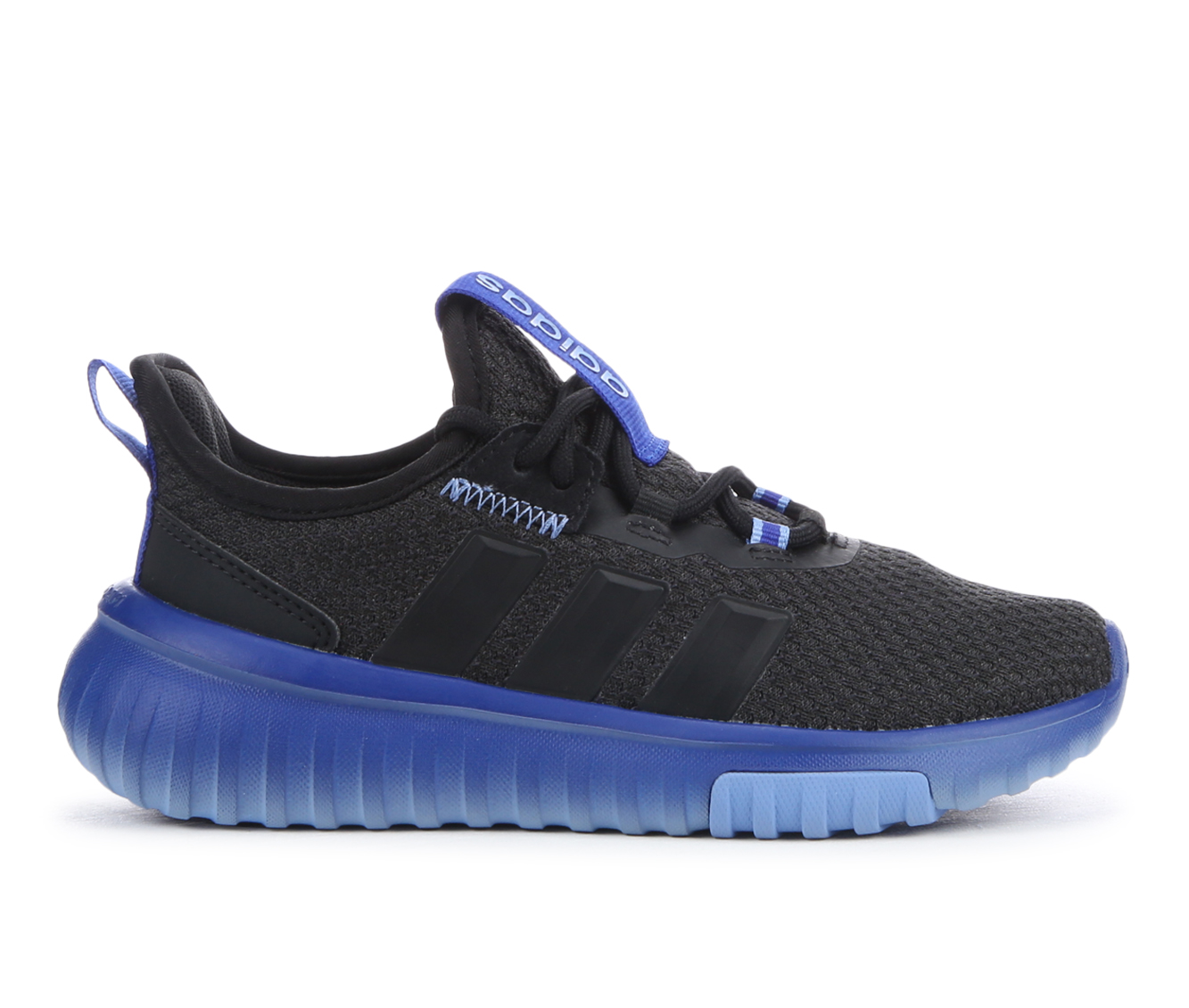 Boys' Adidas Little Kid & Big Kid Kaptir 4.0 K Running Shoes - Black/Blue