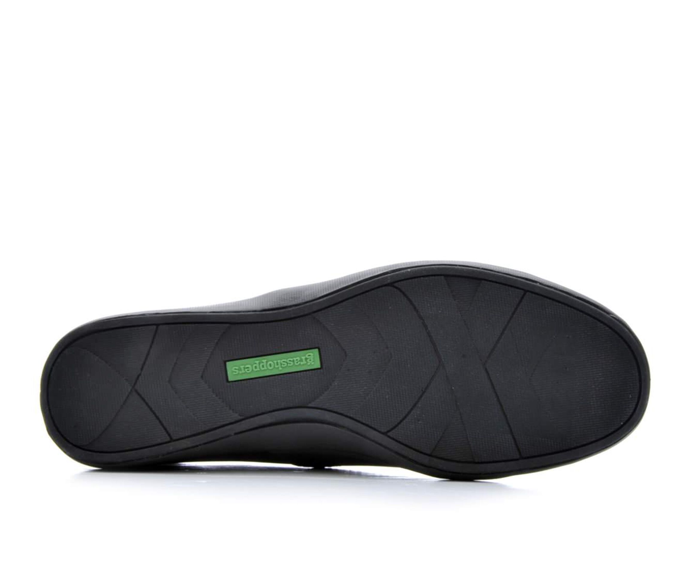 white leather grasshopper shoes