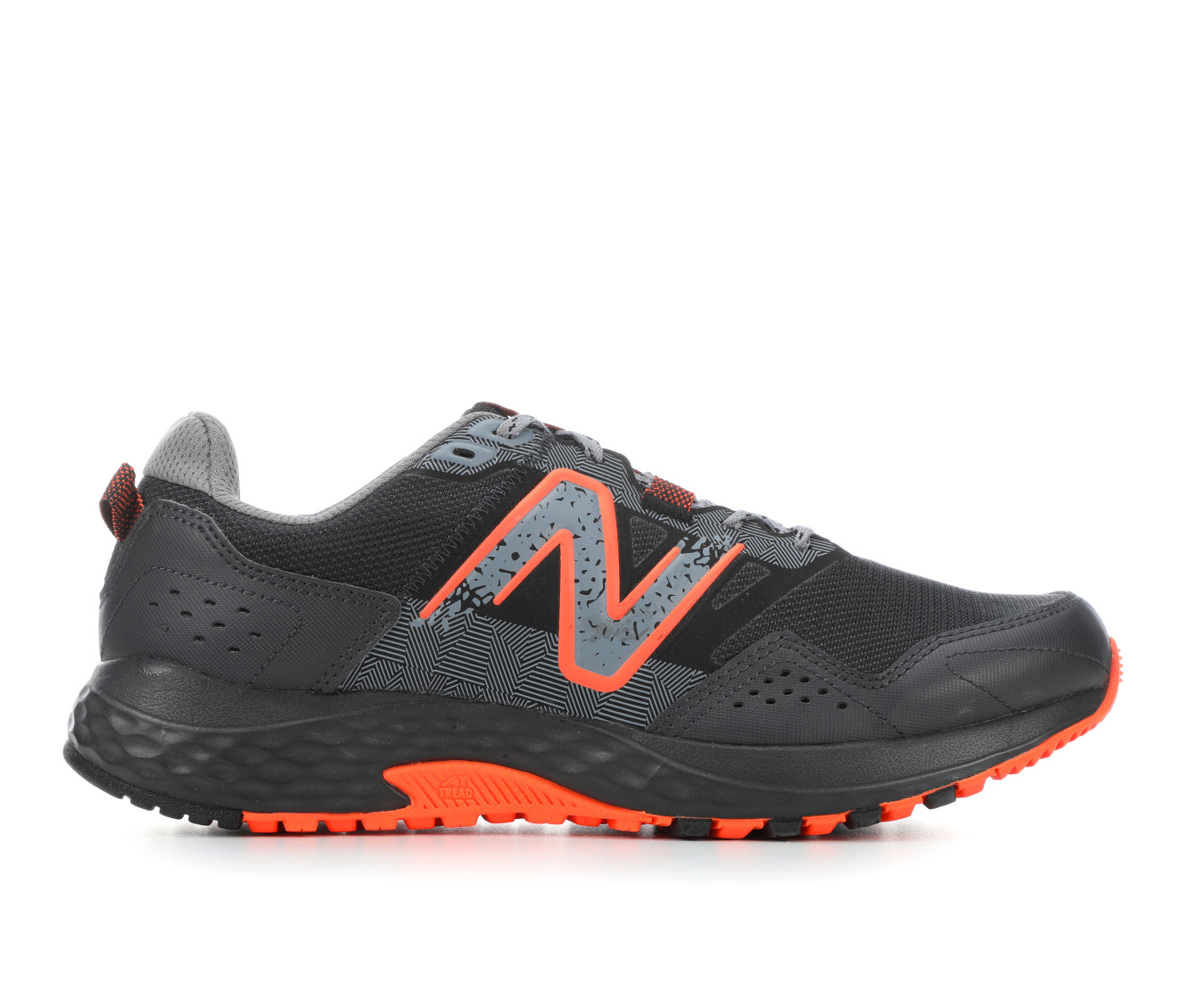 Men's New Balance MT410V8 Trail Running Shoes - Blk/Orange