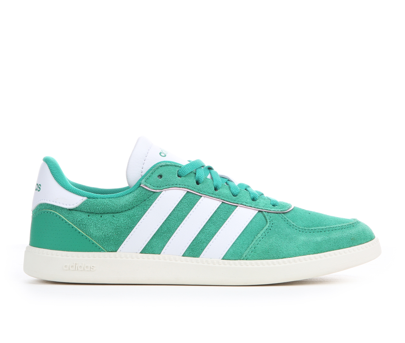 Women's Adidas Breaknet Suede Sneakers - Green/Wht/Pink