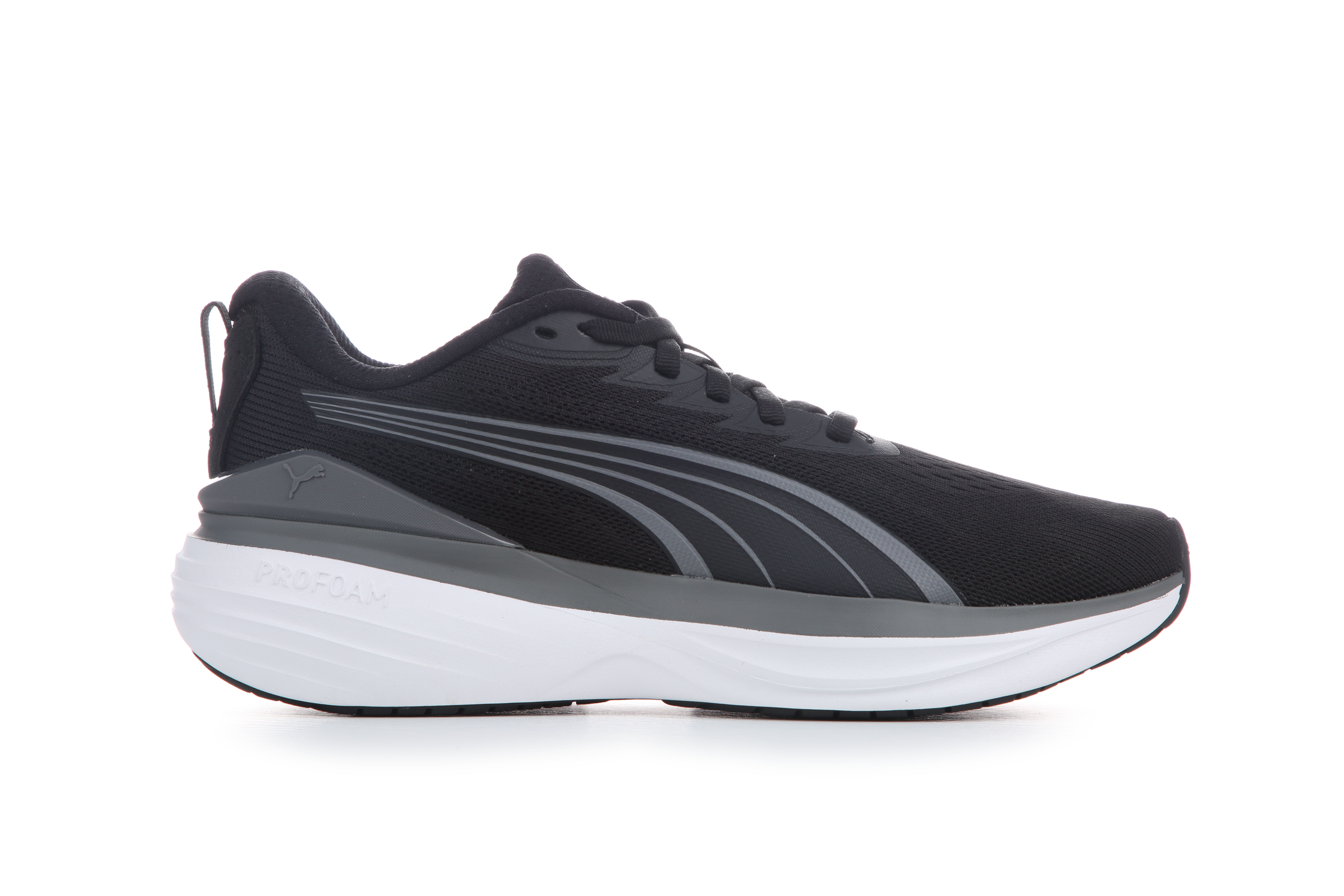 Men's Puma Scend Pro 3 Running Shoes - Black/Wht/Fade
