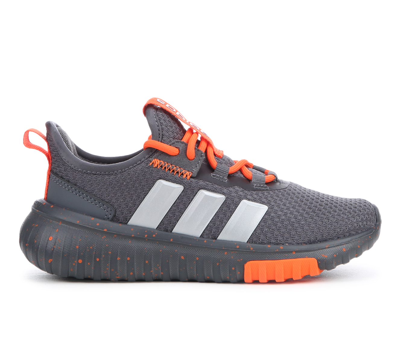 Boys' Adidas Little Kid & Big Kid Kaptir 4.0 K Running Shoes - Gry/Orng/Slvr