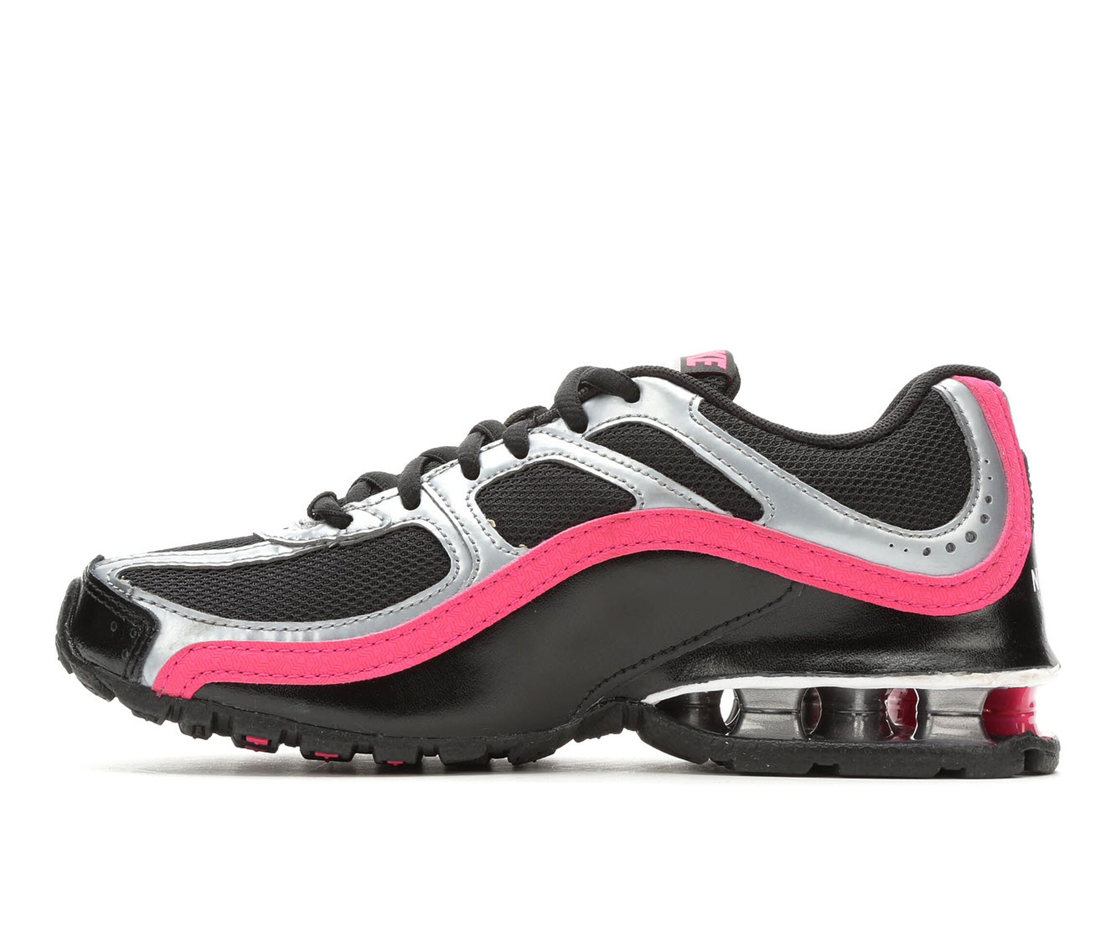 nike reax womens black and pink