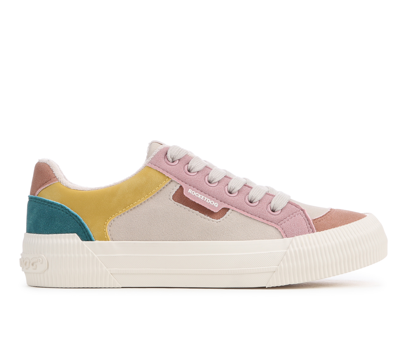 Women's Rocket Dog Cheery Color Block Sneakers - Natural Combo