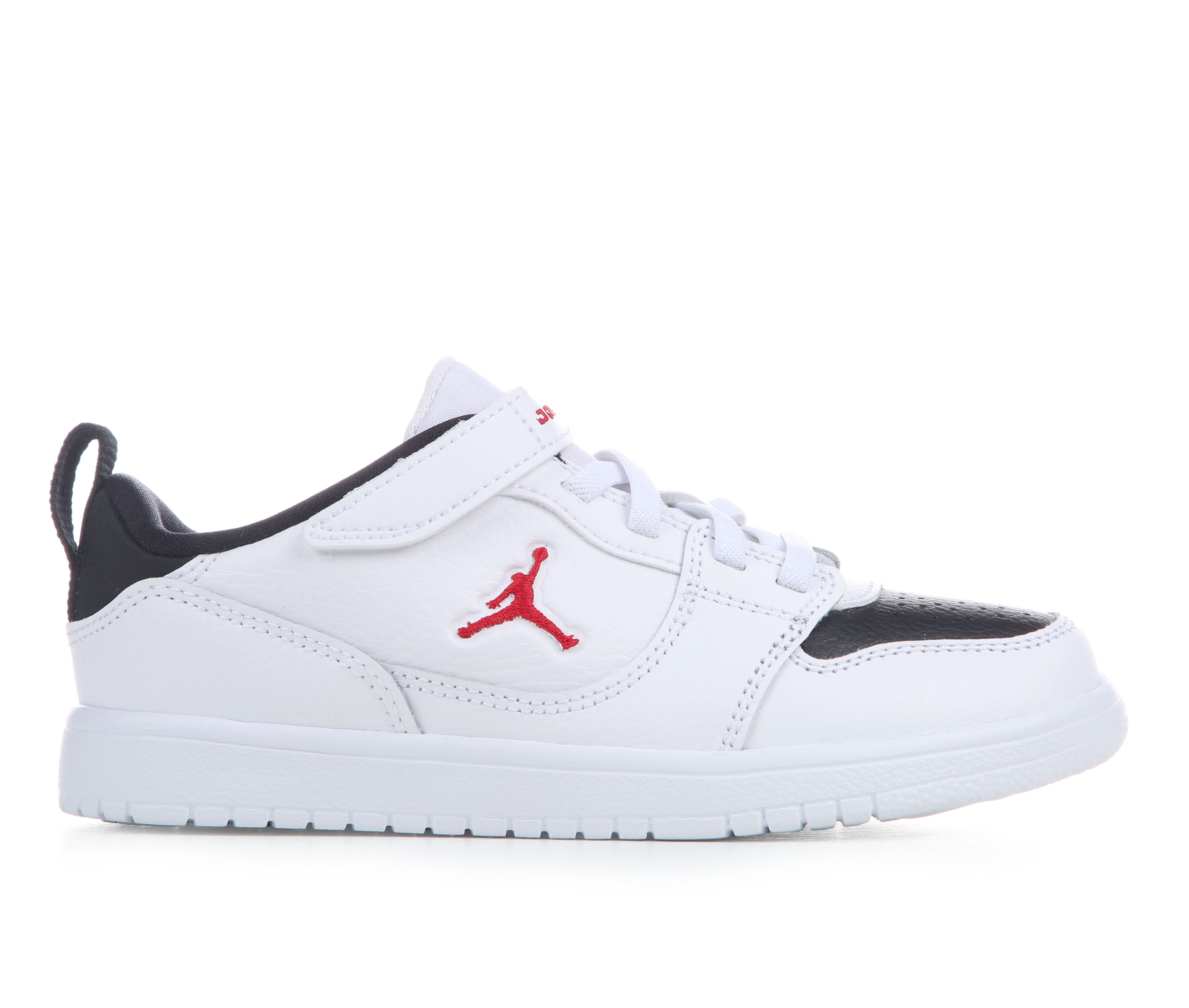Boys' Jordan Little Kid Court Connect Low Sneakers - White/Red/Black