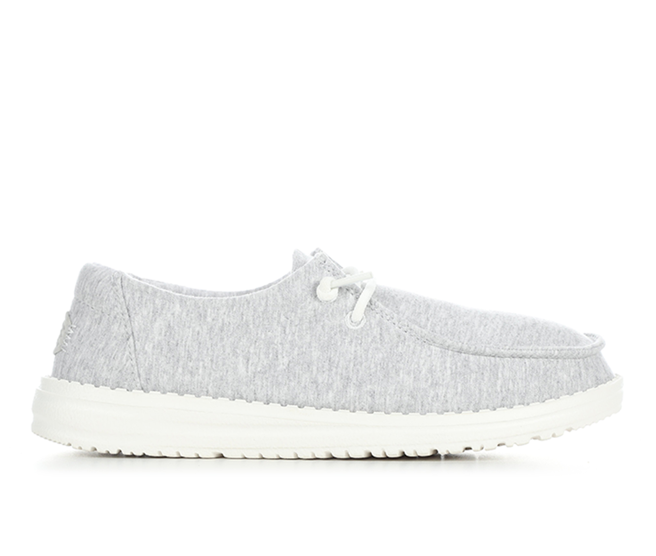 Women's HEYDUDE Wendy Stretch Jersey - Light Grey