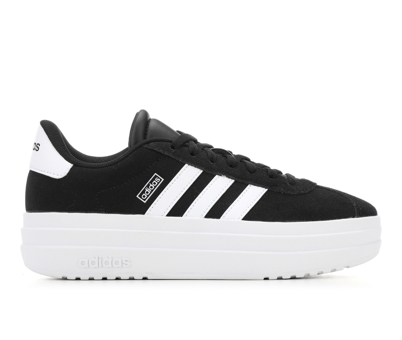 Girls' Adidas Big Kids VL Court Bold Platform Sneakers - Black/White