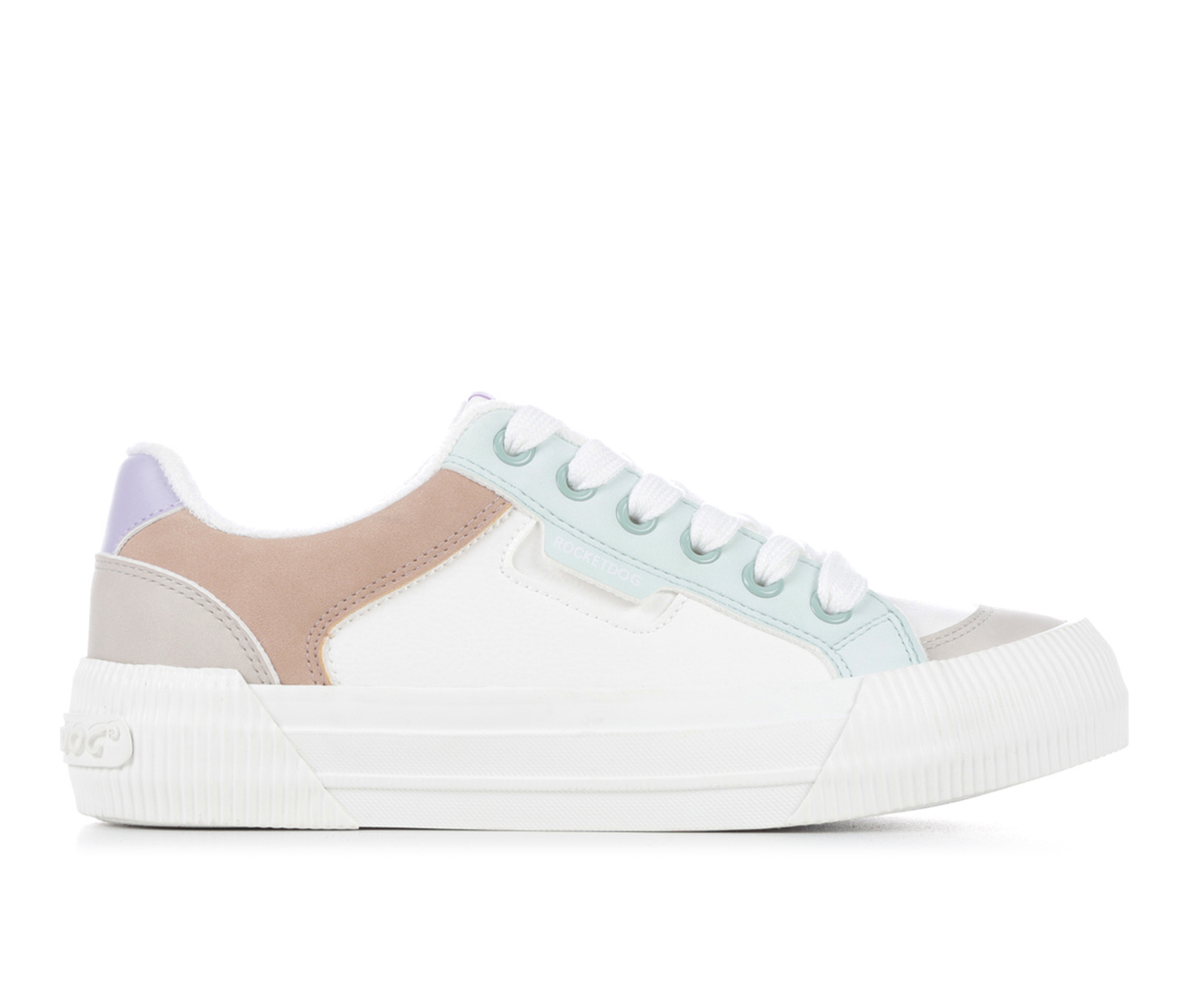 Women's Rocket Dog Cheery Color Block Sneakers - White Combo