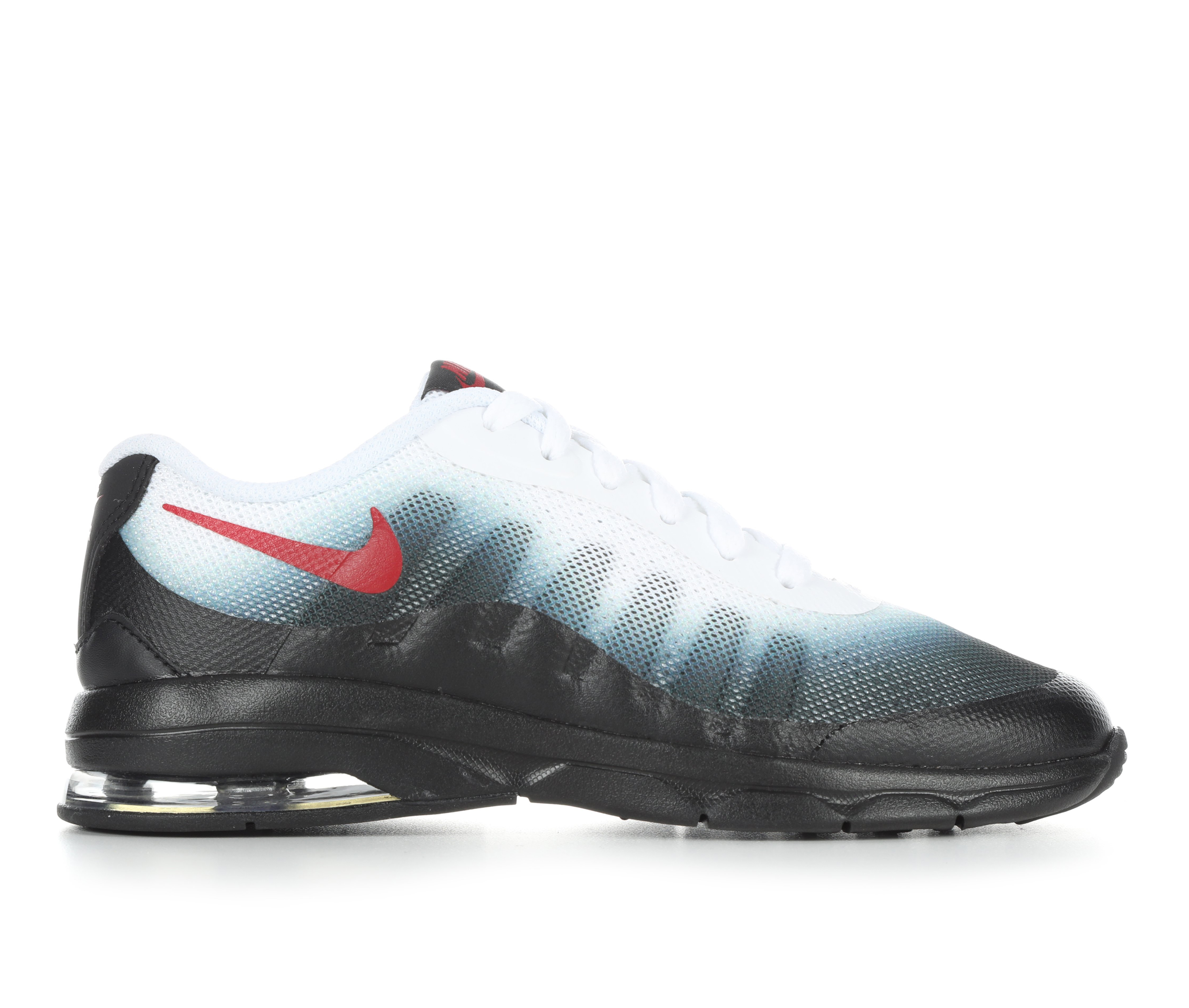 Boys' Nike Little Kid Air Max Invigor Running Shoes - Wht/Red/Smokgry