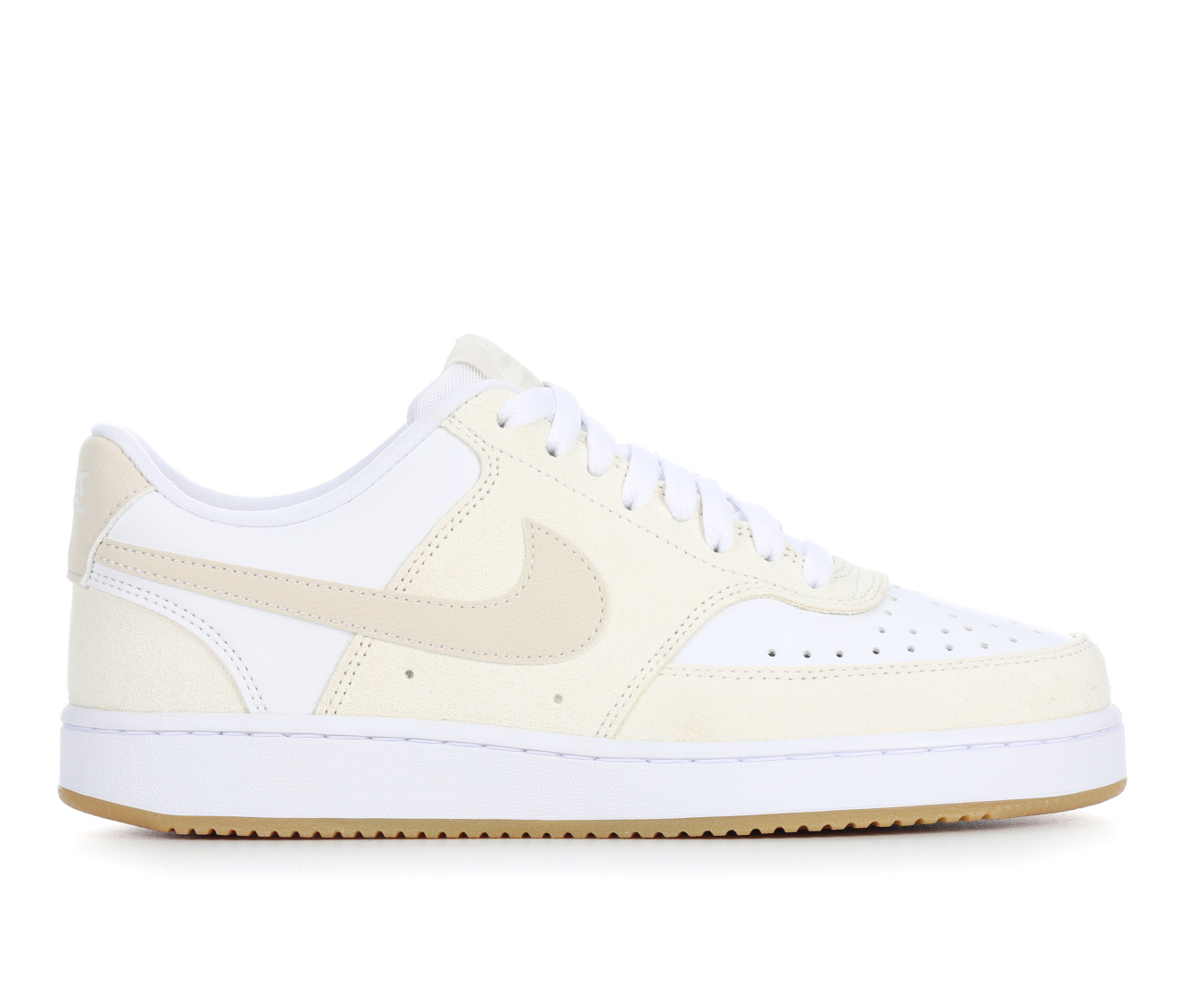Women's Nike Court Vision Low Next Nature Sustainable Sneakers - Wht/Iv/Gum