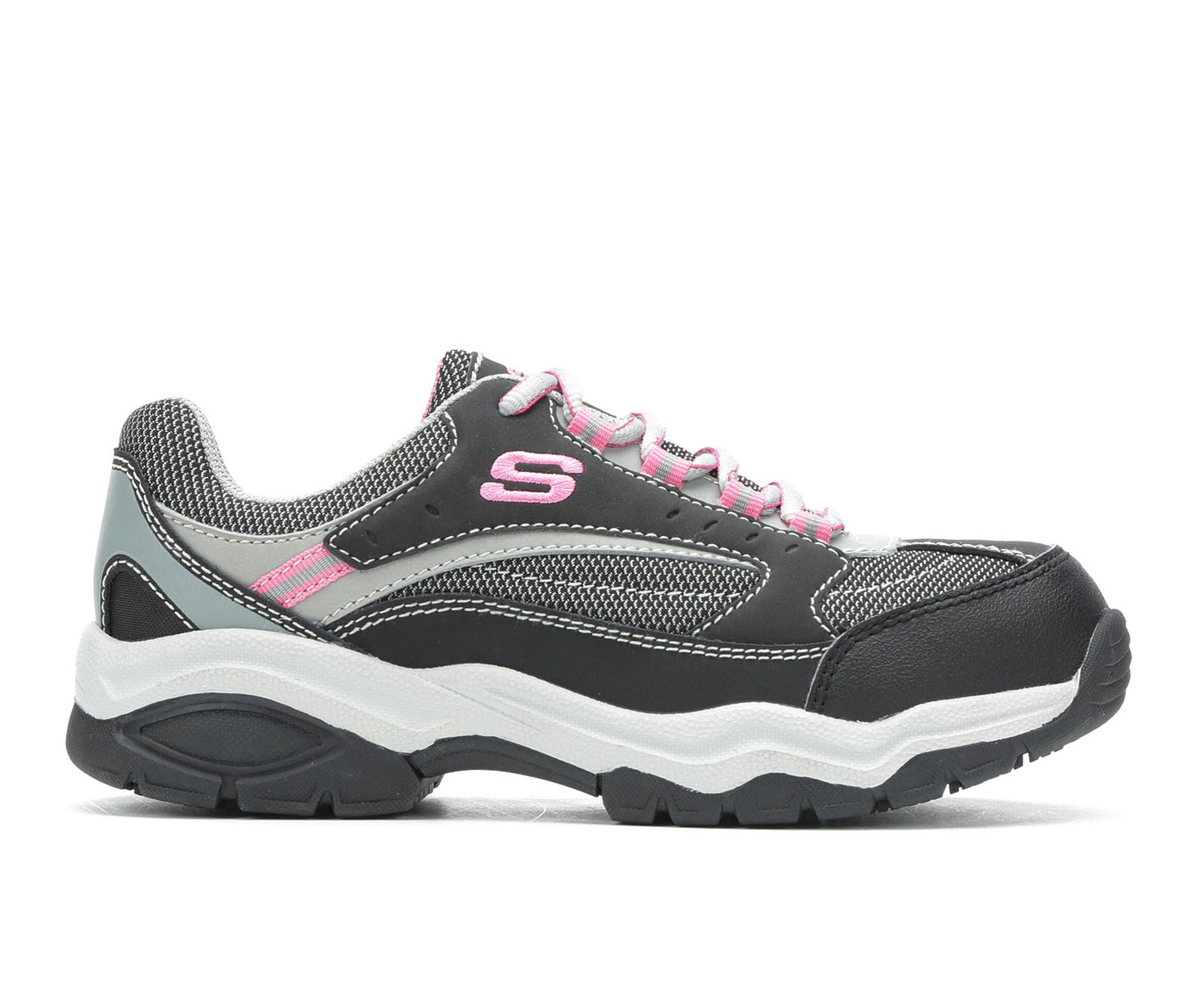 skechers steel toe memory foam shoes