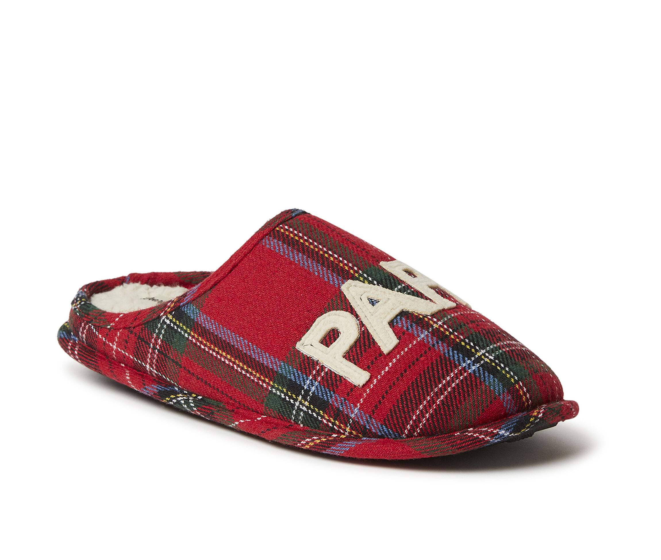 baby bear plaid slippers