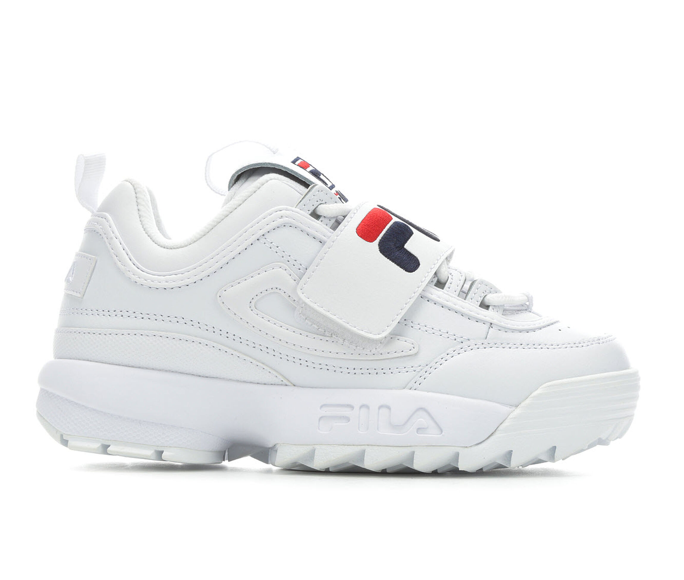 fila big white shoes