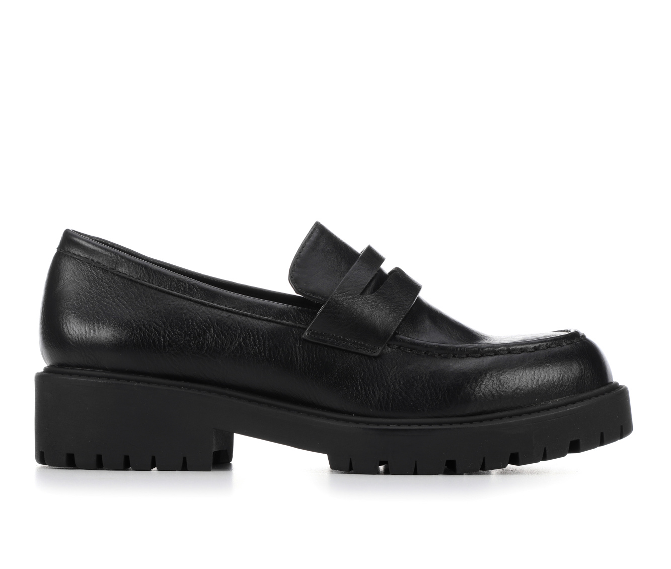 Women's Soda Hender-S Block-Heeled Loafers - Black