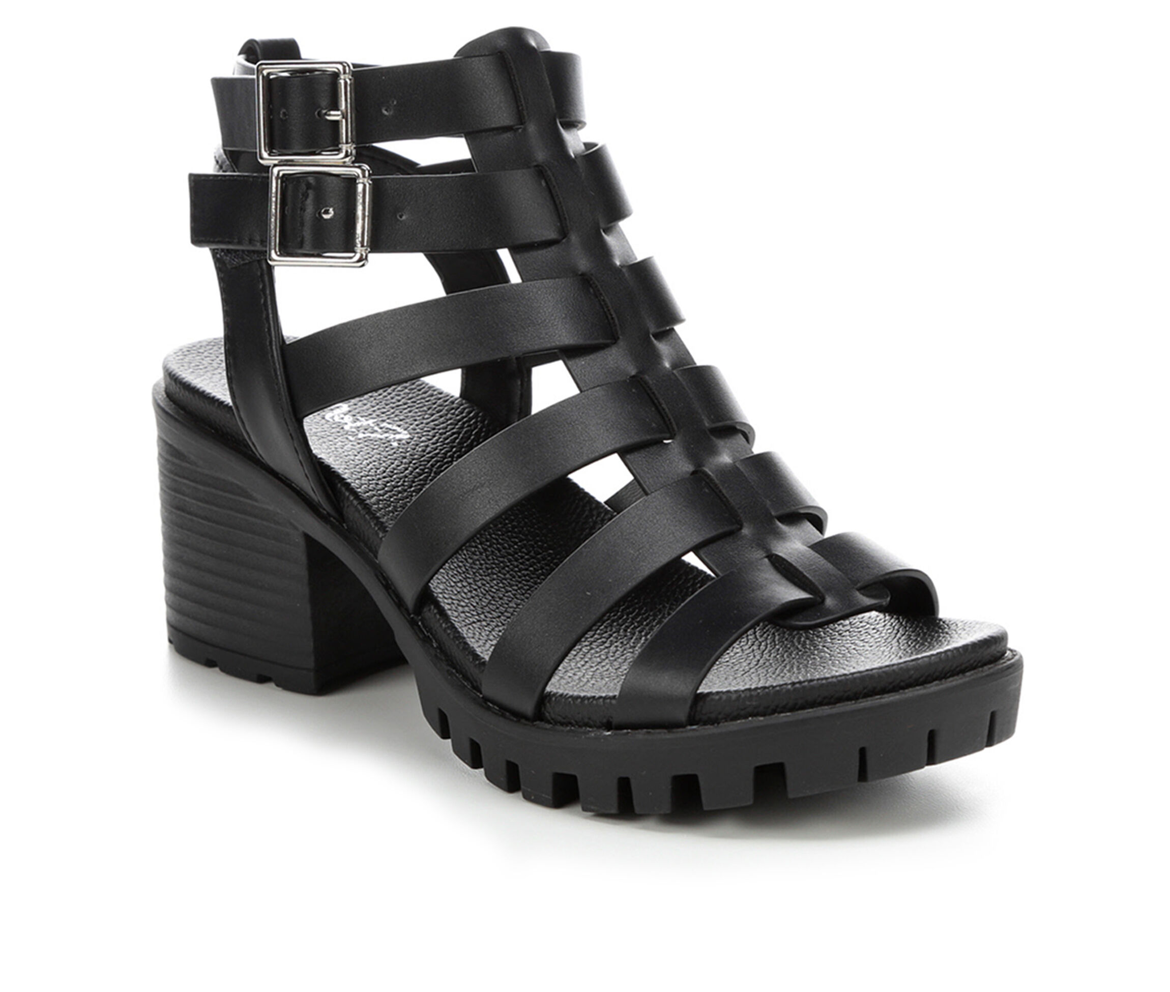 womens black sandals near me