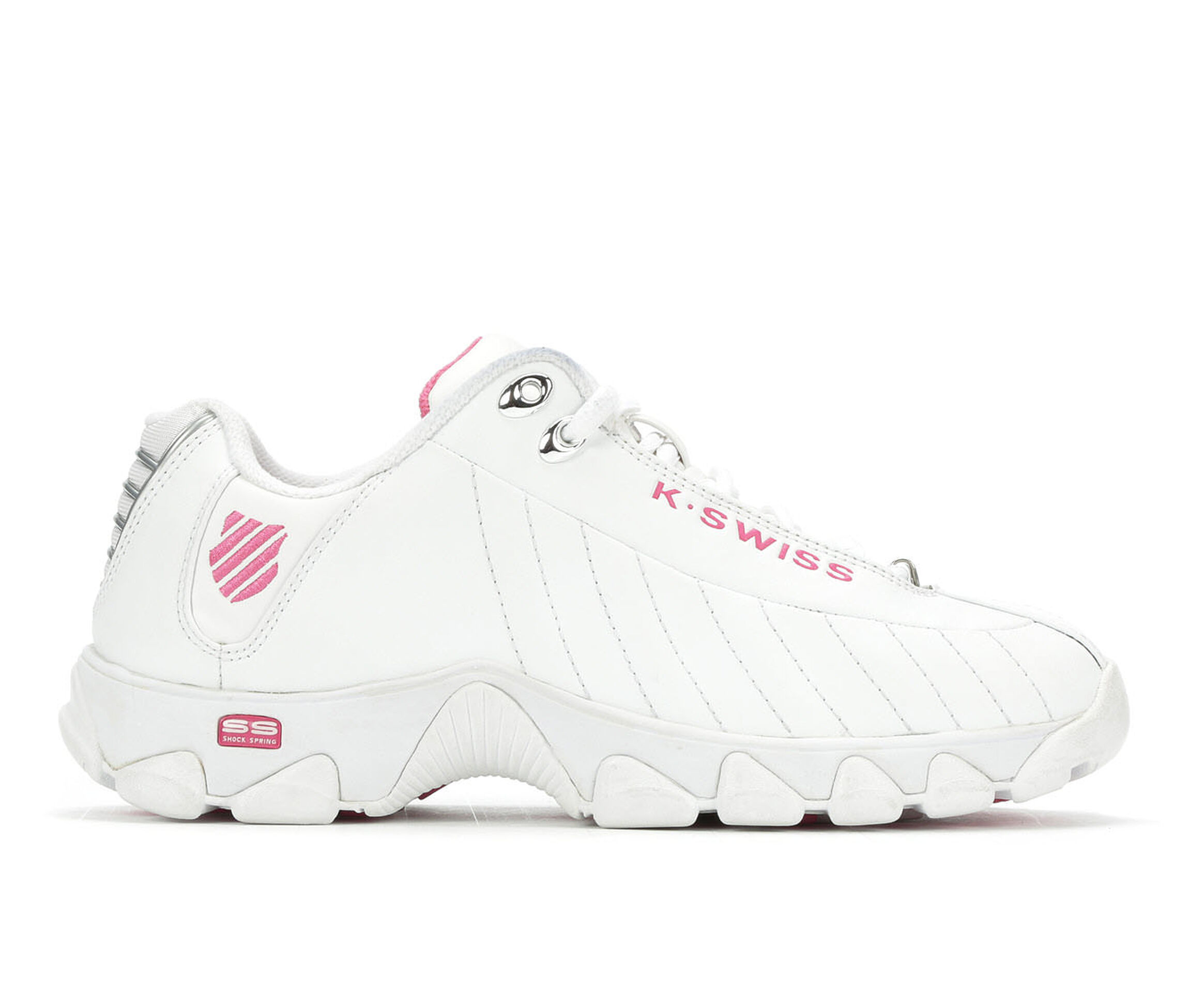 black and pink k swiss shoes