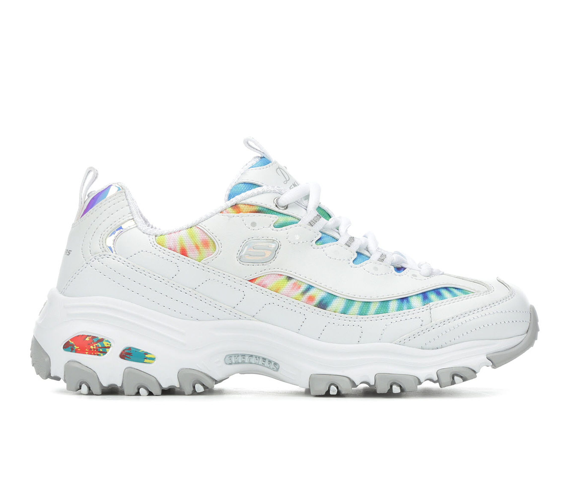skechers summer fiesta white
