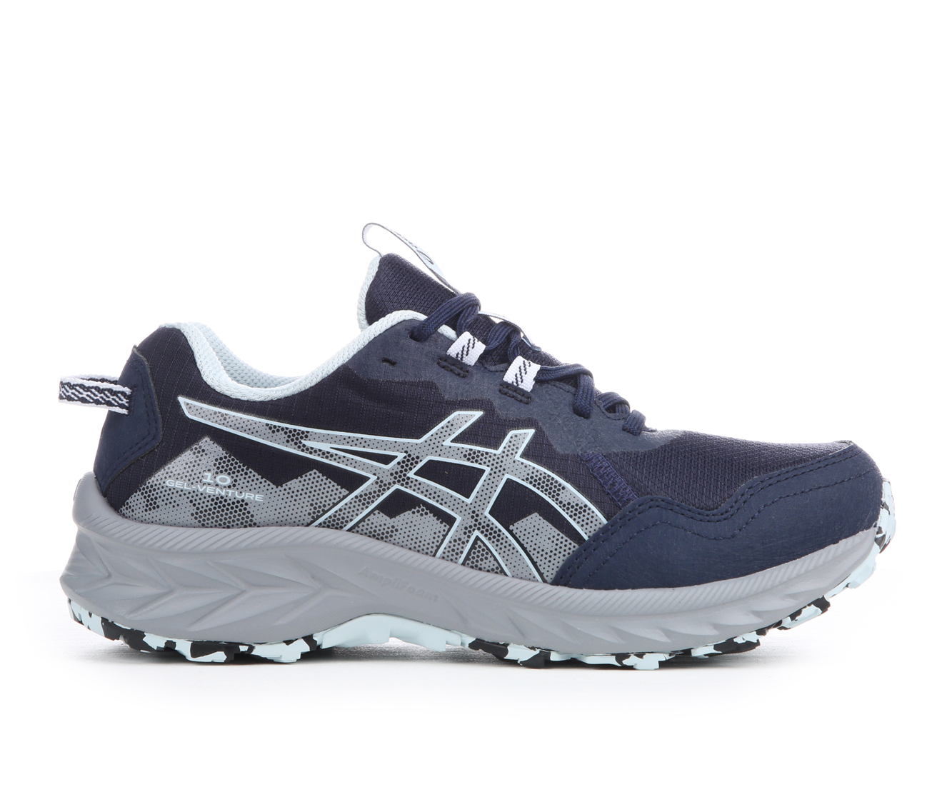 Women's ASICS Gel Venture 10 Trail Running Shoes - Navy/Grey