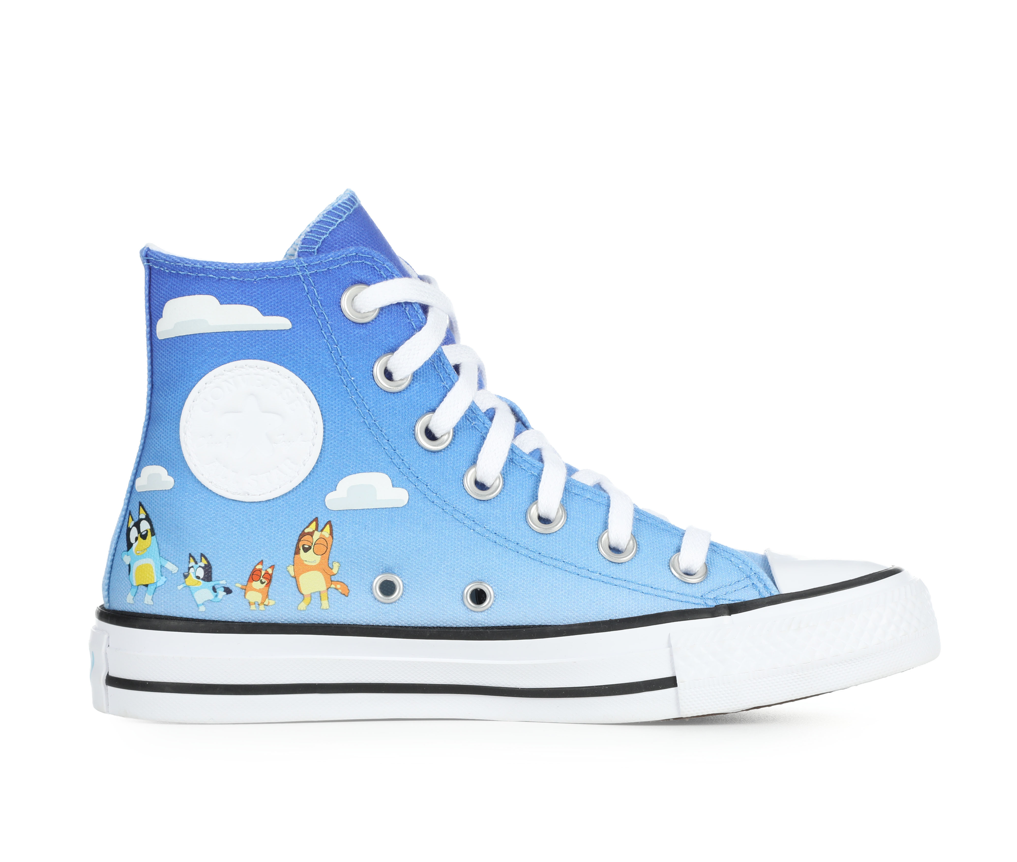 Kids' Converse Big Kid Chuck Taylor Hi Bluey Sneakers - Blue/Mult/Wht