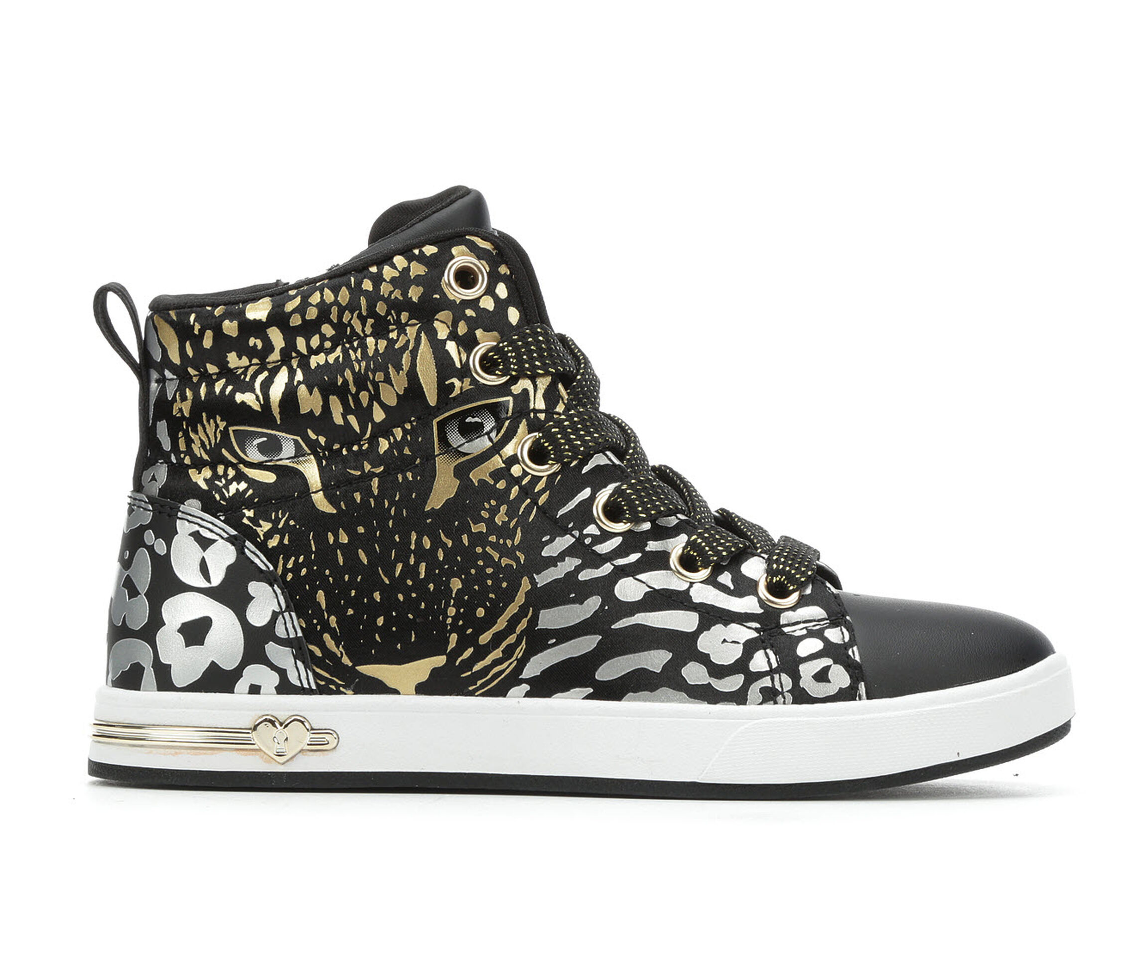 girls black high top sneakers