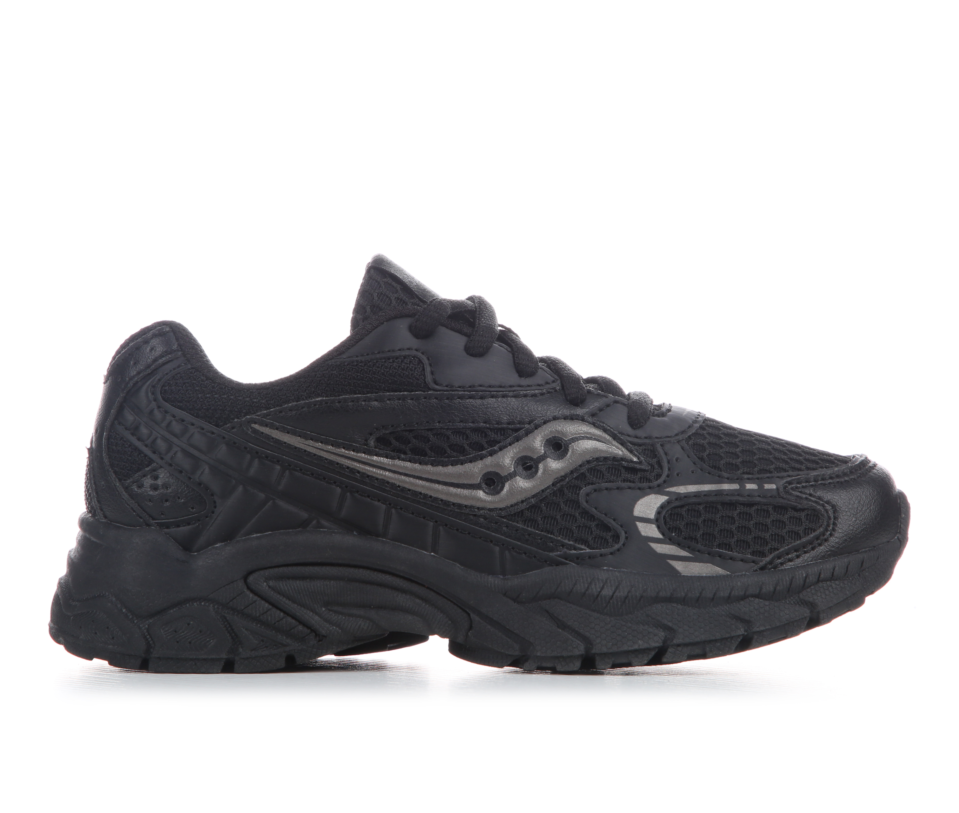 Boys' Saucony Little Kid & Big Kid Volt 1000 Wide Running Shoes - Blk/Blk/Wide