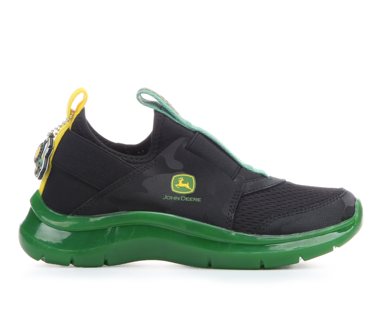 Boys' Skechers Little Kid & Big Kid Skech Fast Ice JD Slip On Sneakers - Black/Green
