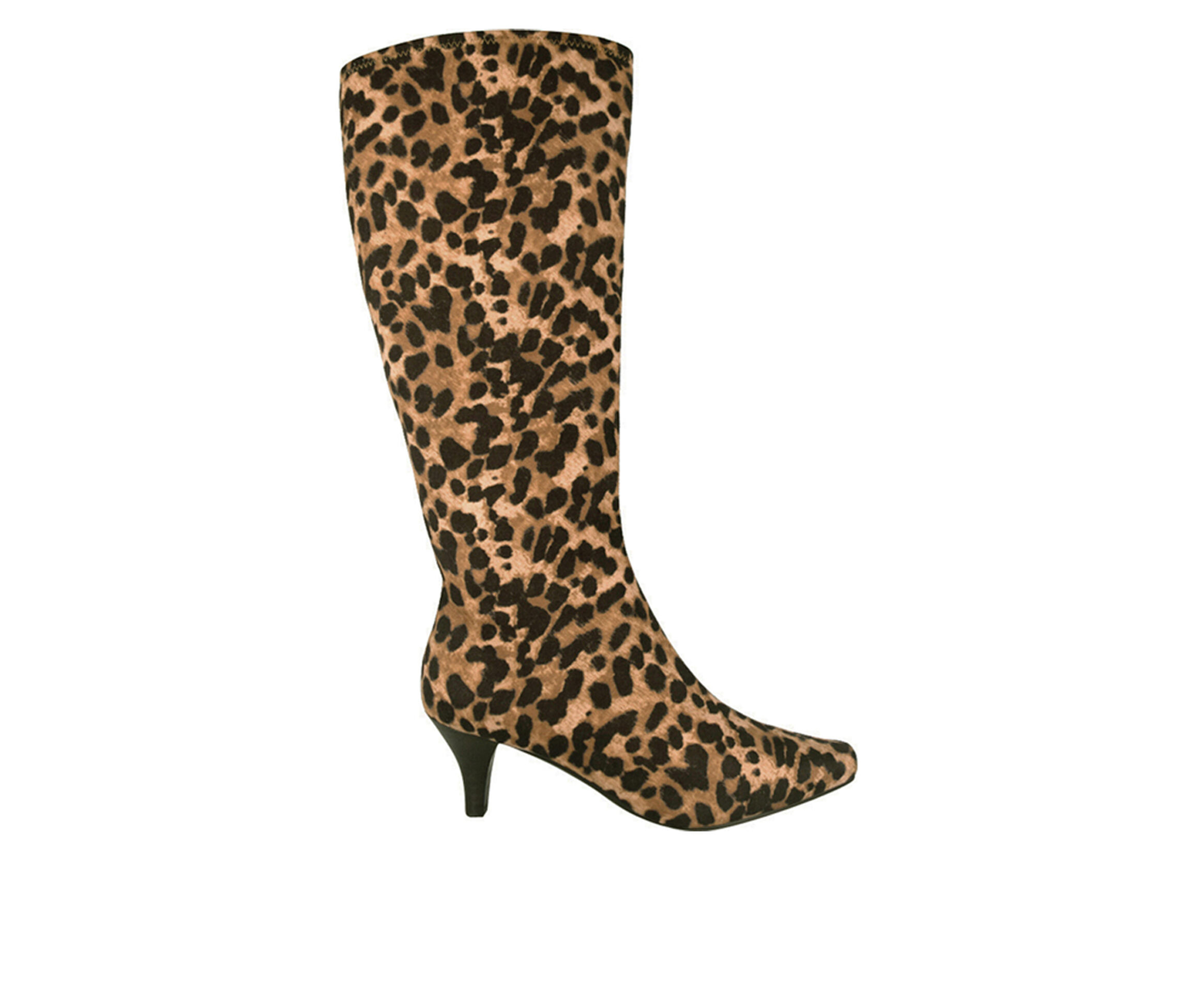high leopard boots