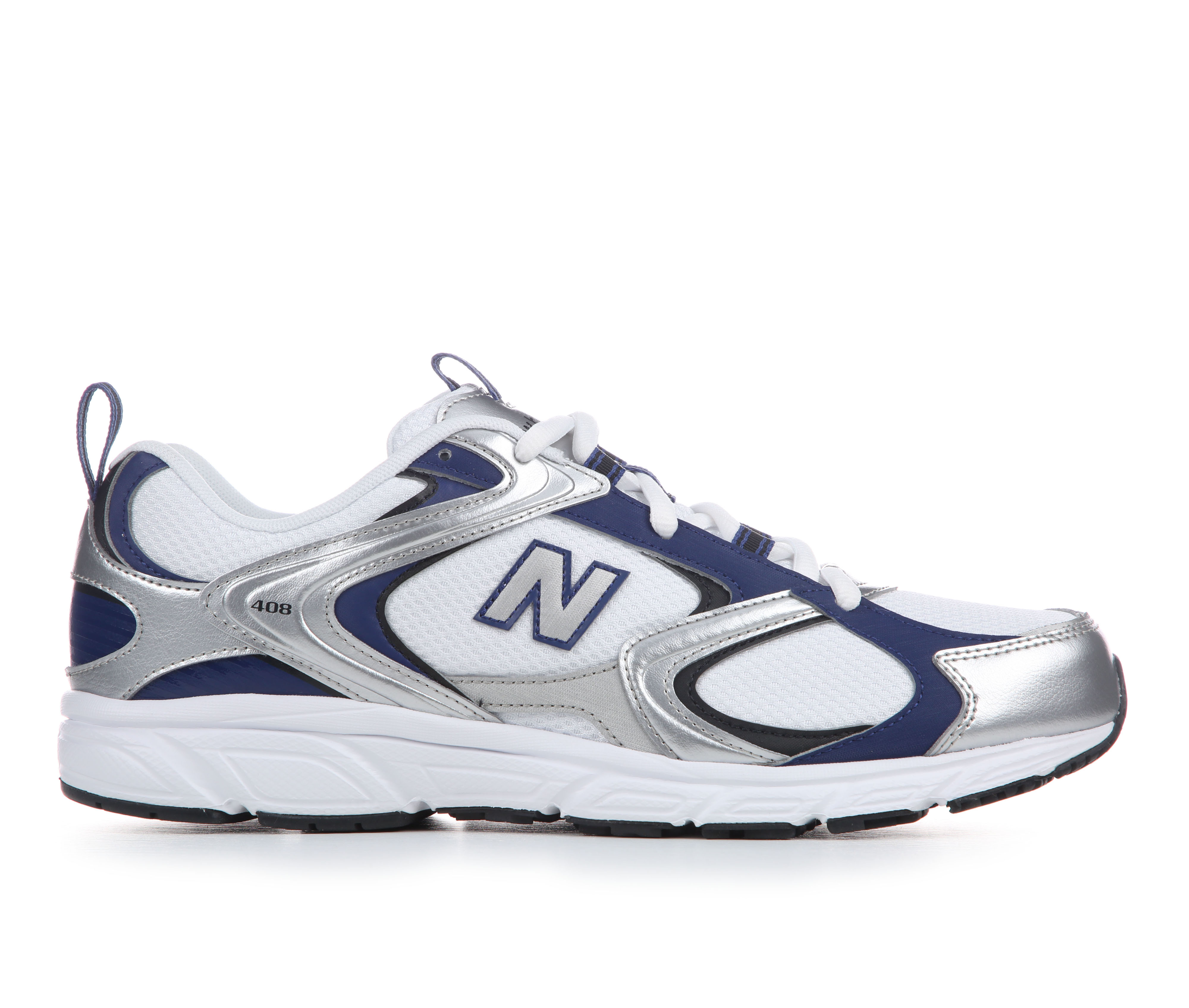 Adults' New Balance ML408 Sneakers - Wht/Slv/Blue