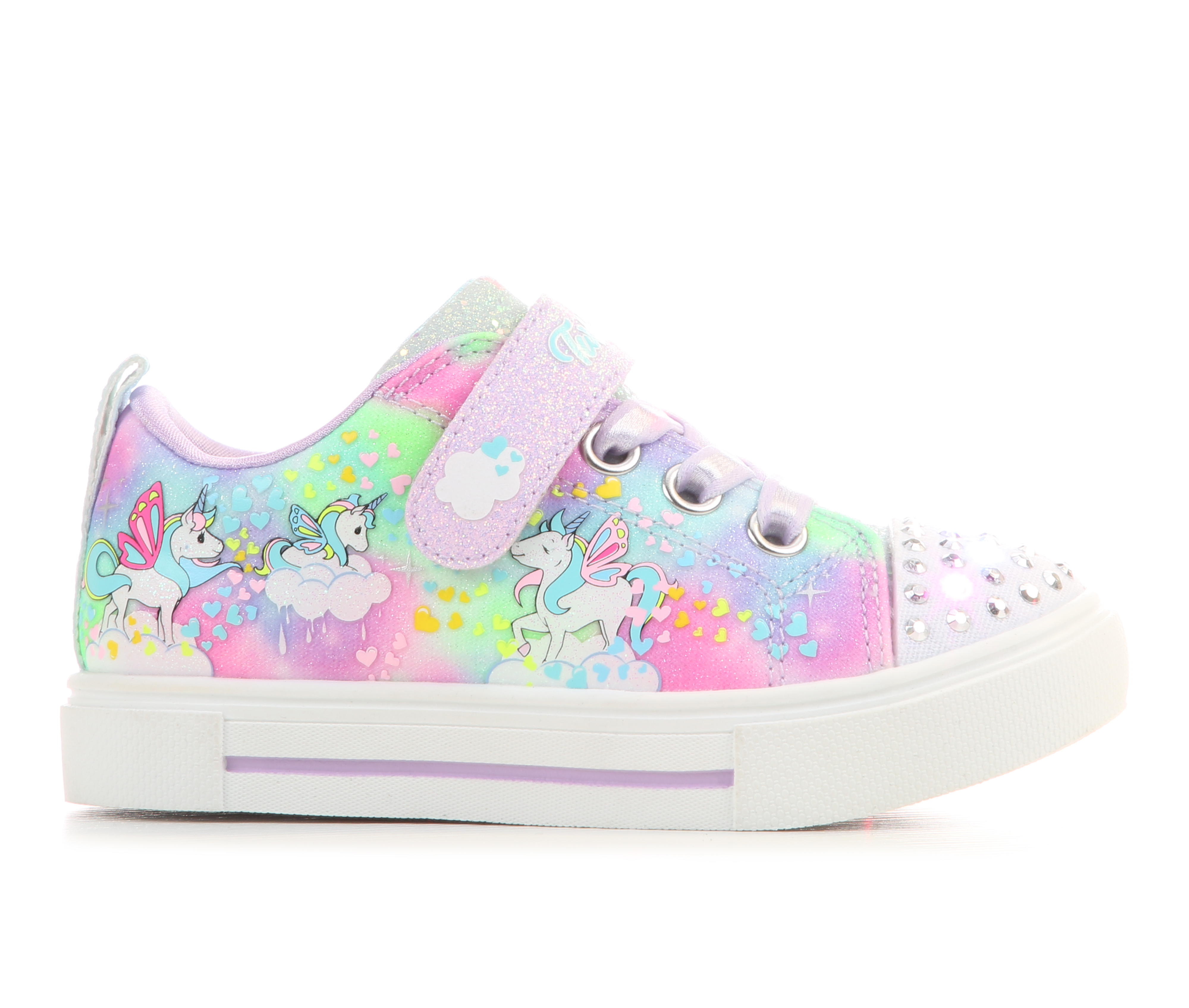 Girls' Skechers Toddler Twinkle Unicorn Galaxy Shoes - Lavender
