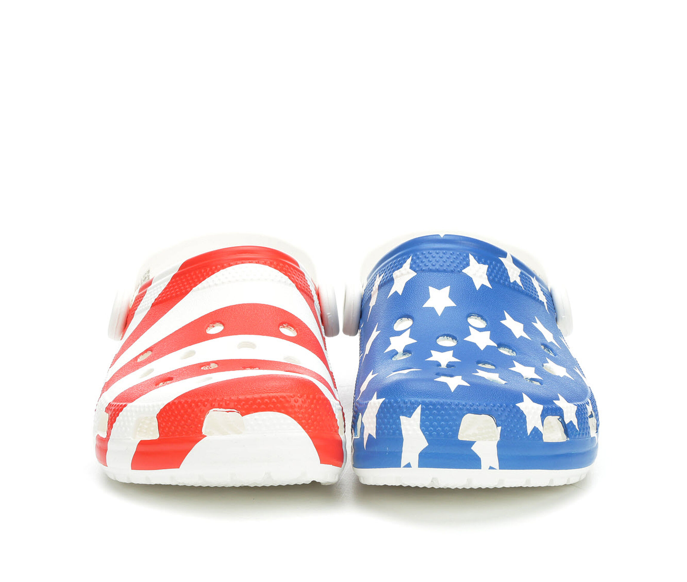american flag croc slides