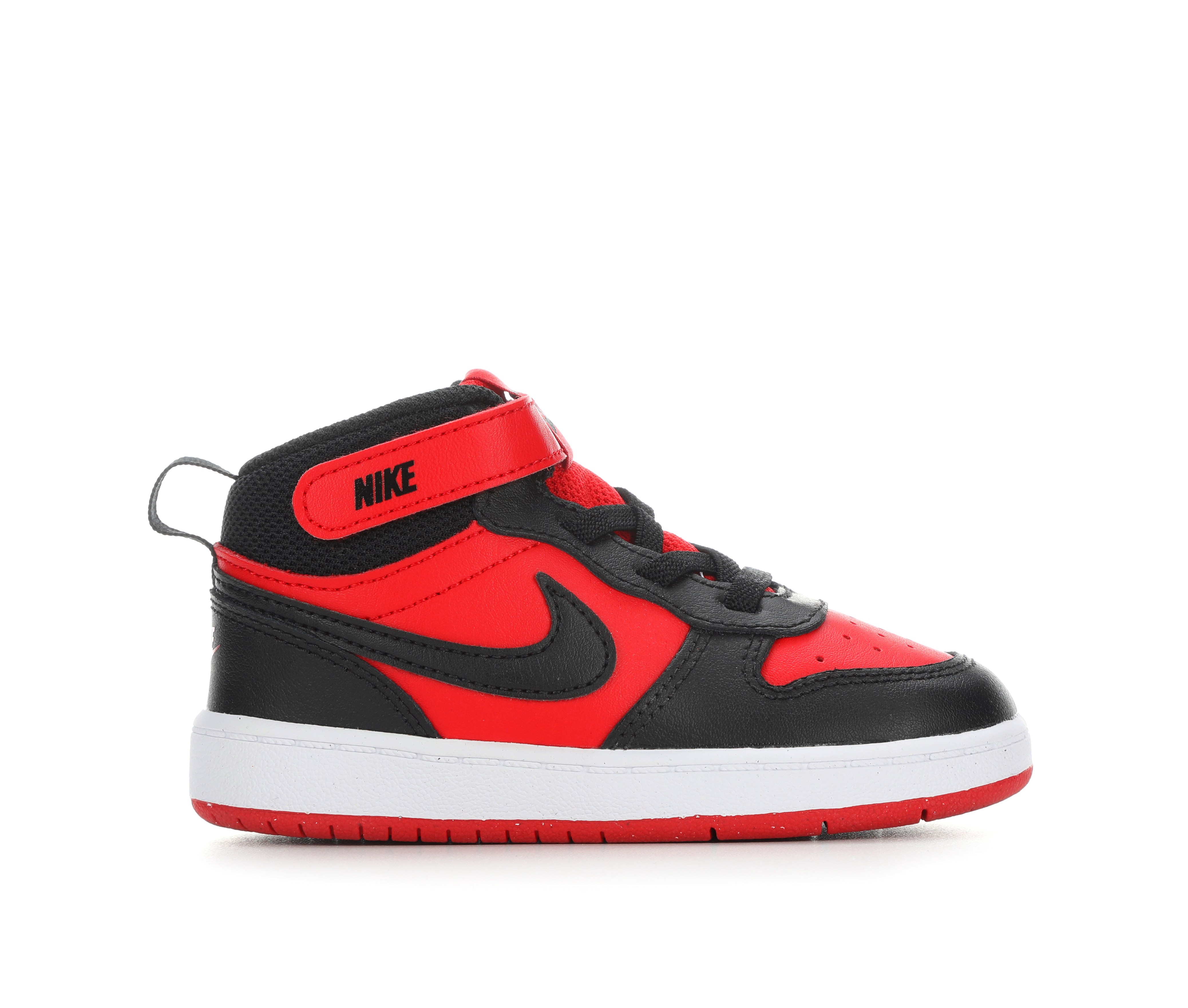 Kids' Nike Infant & Toddler Court Borough Mid 2 Sneakers - UnivRed/Blk/Wht