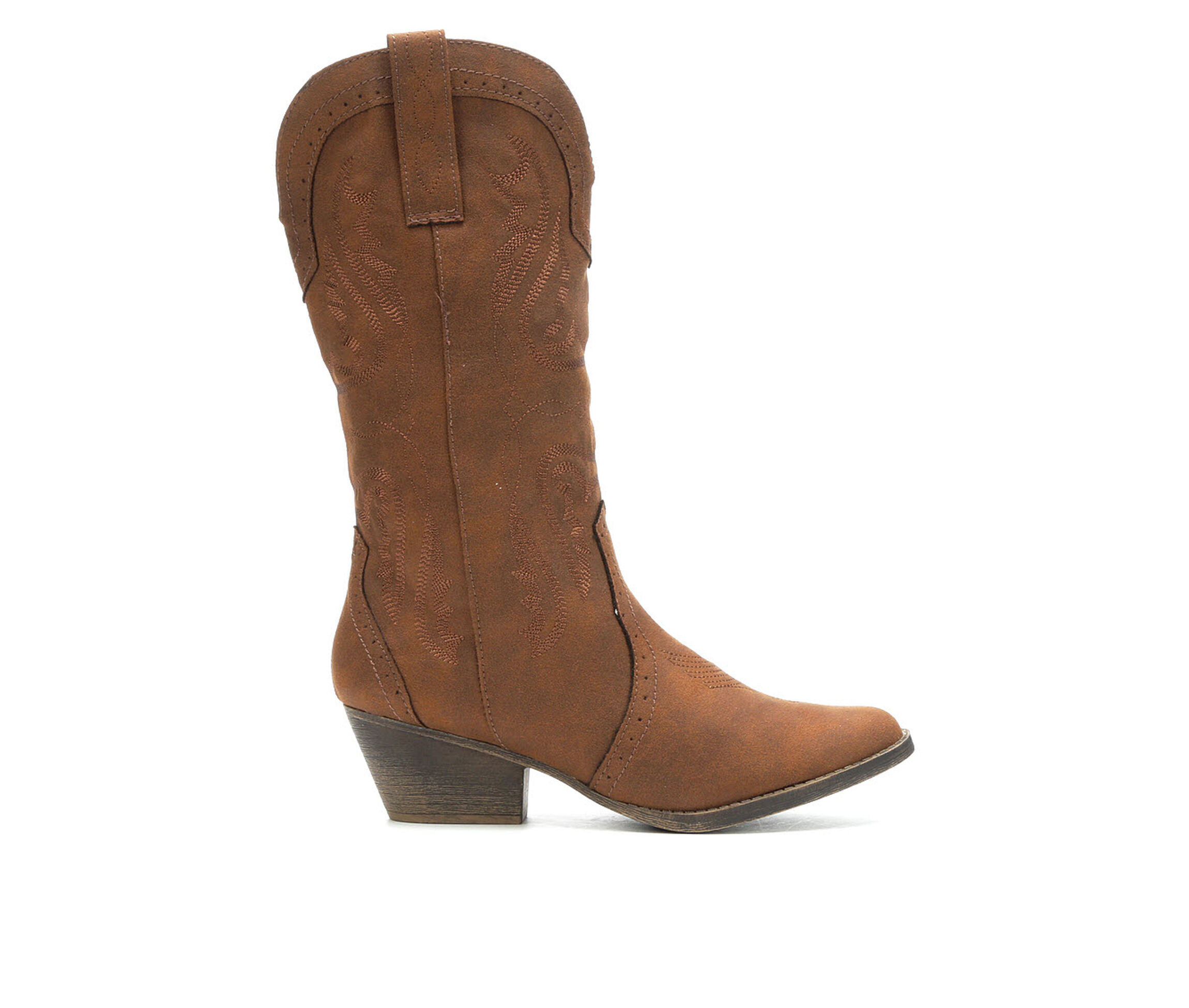 Women's Sugar Tammy Cowboy Boots - Cognac